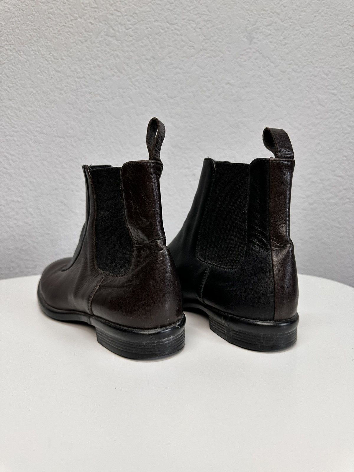 Dirk Bikkembergs Bikkembergs Brown Leather Chelsea Boots Minimal Italy Size US 6 / IT 36 - 5 Thumbnail