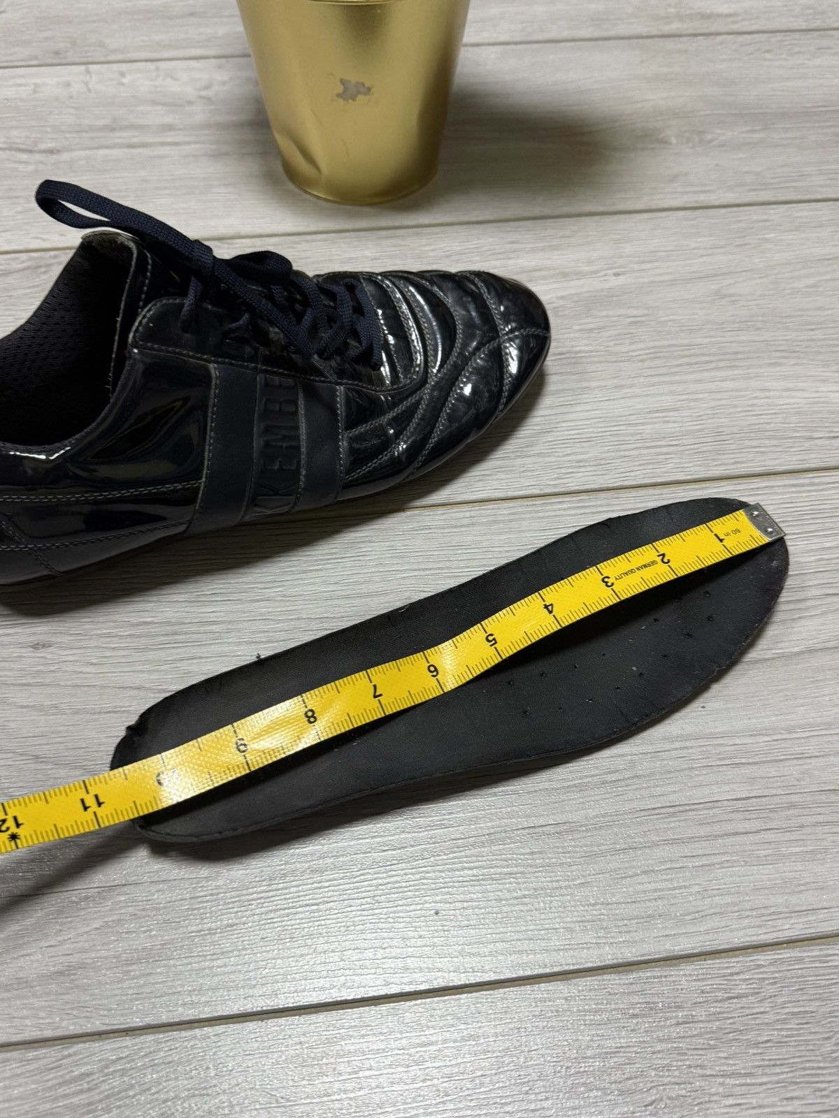 Dirk Bikkembergs Bikkembergs dark blue lacquered sneakers shoes Size US 8 / EU 41 - 8 Thumbnail