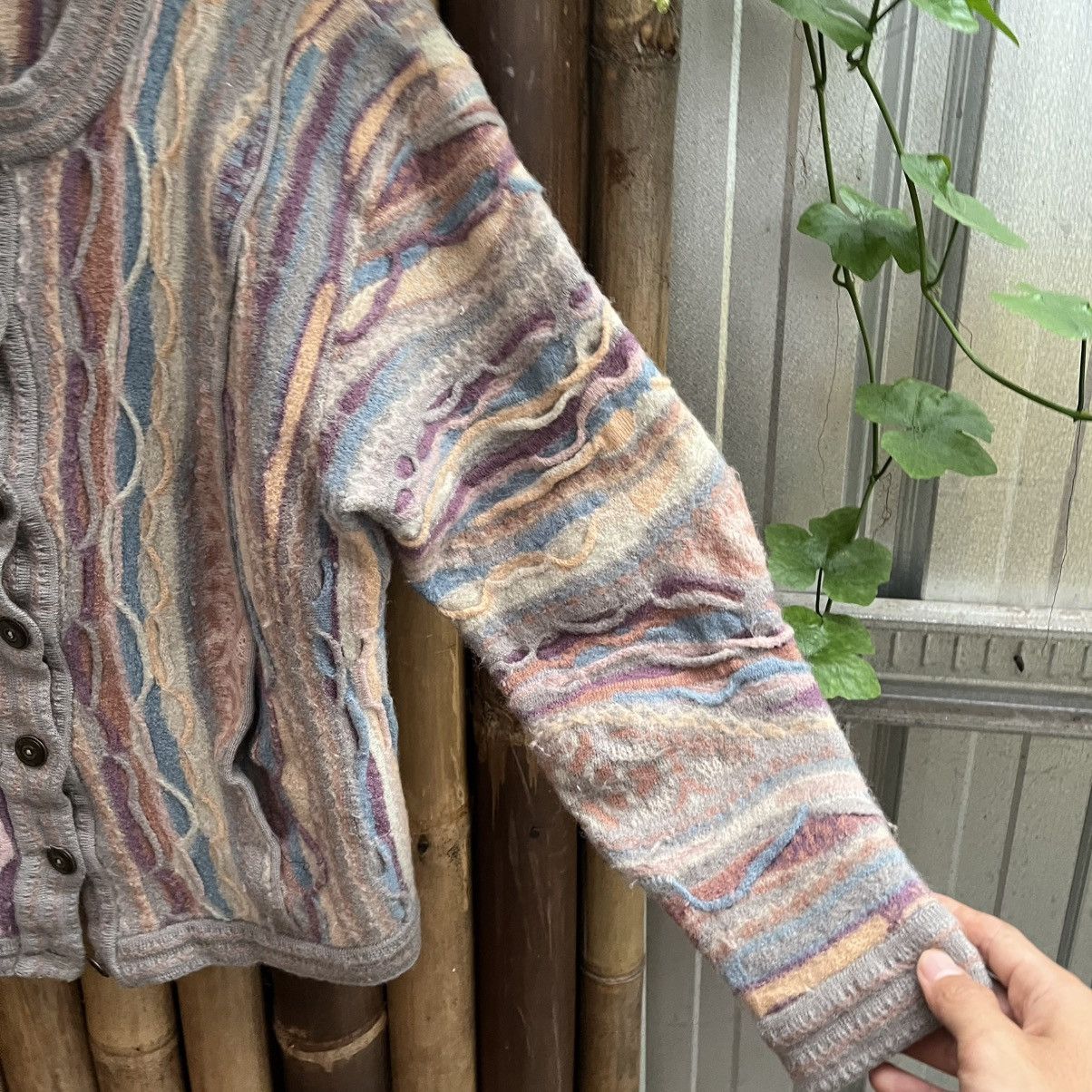 Coogi Vintage Coogi Cardigan Sweater Button 90s Pastel Colour Size S / US 4 / IT 40 - 6 Thumbnail