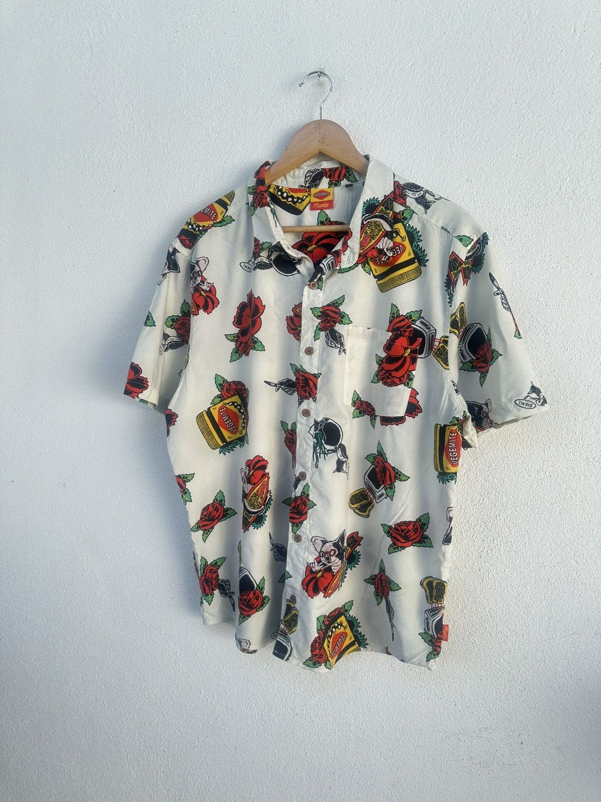 Mambo Mambo Vegemite Hawaii Button Shirt Size US XL / EU 56 / 4 - 3 Thumbnail