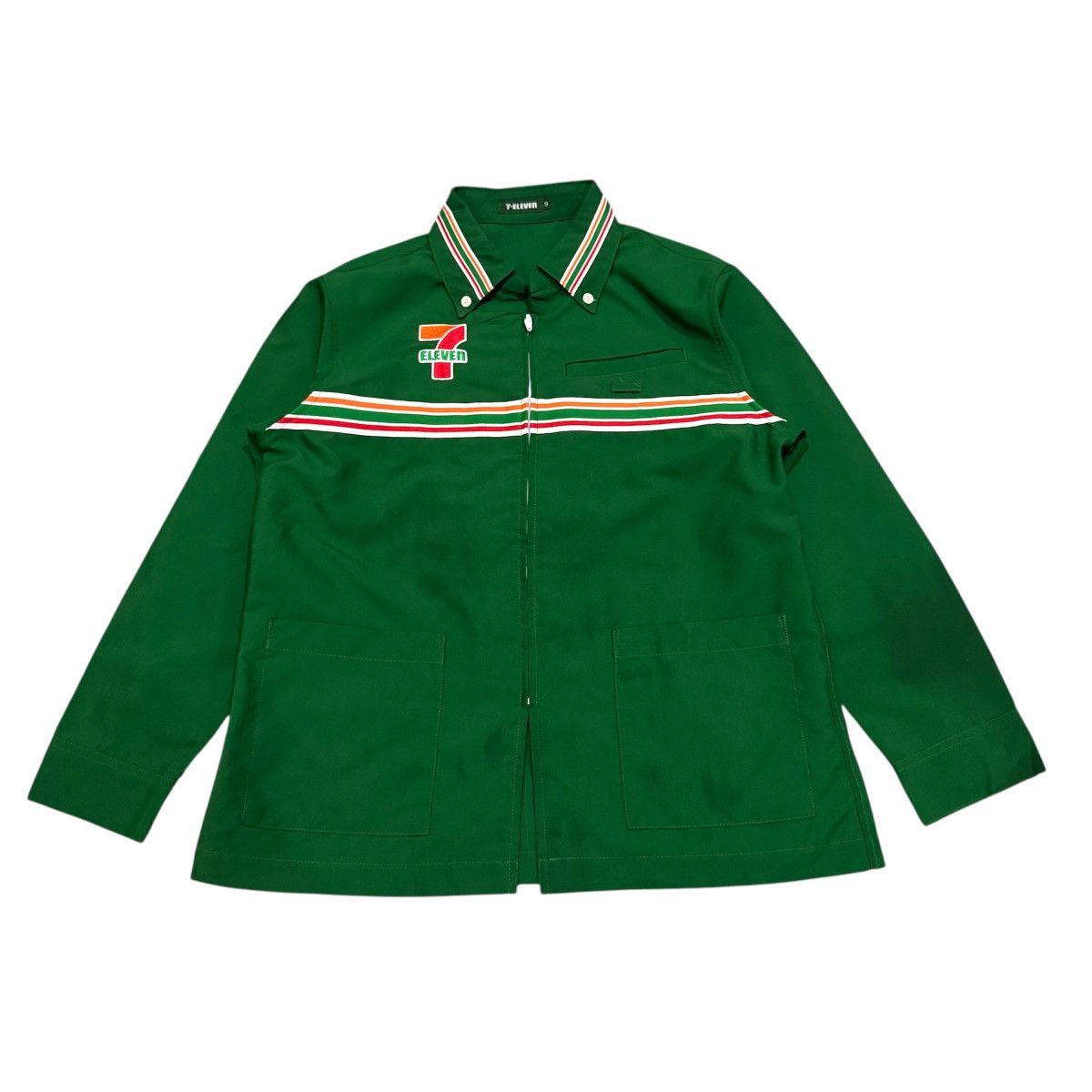 Japanese Brand Vintage 7-Eleven Japan Staff Uniform Jacket Workwear Size US M / EU 48-50 / 2 - 1 Thumbnail