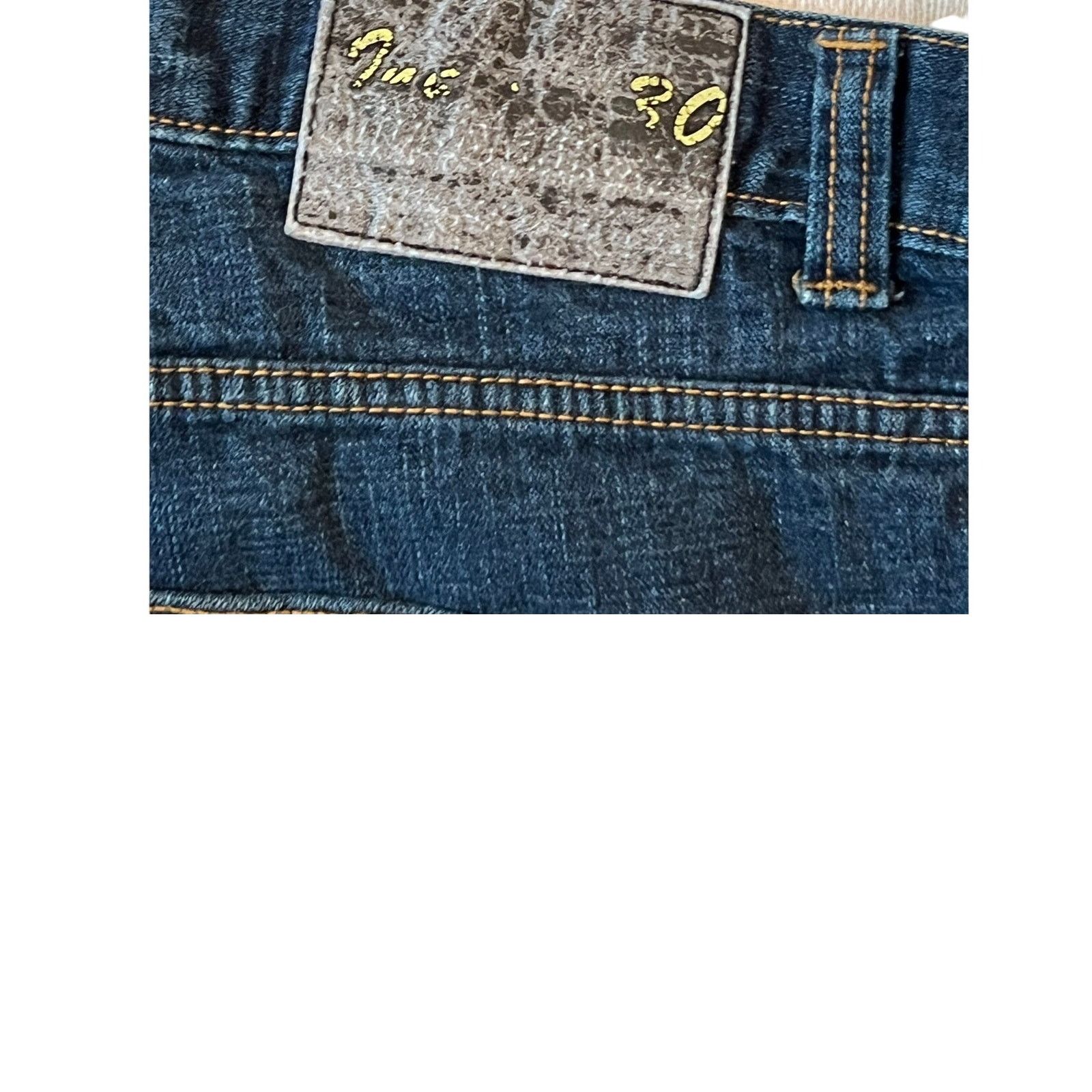 Indigo Indigo 30 Straight Fit Blue Jeans 34x34 Size US 34 / EU 50 - 4 Thumbnail
