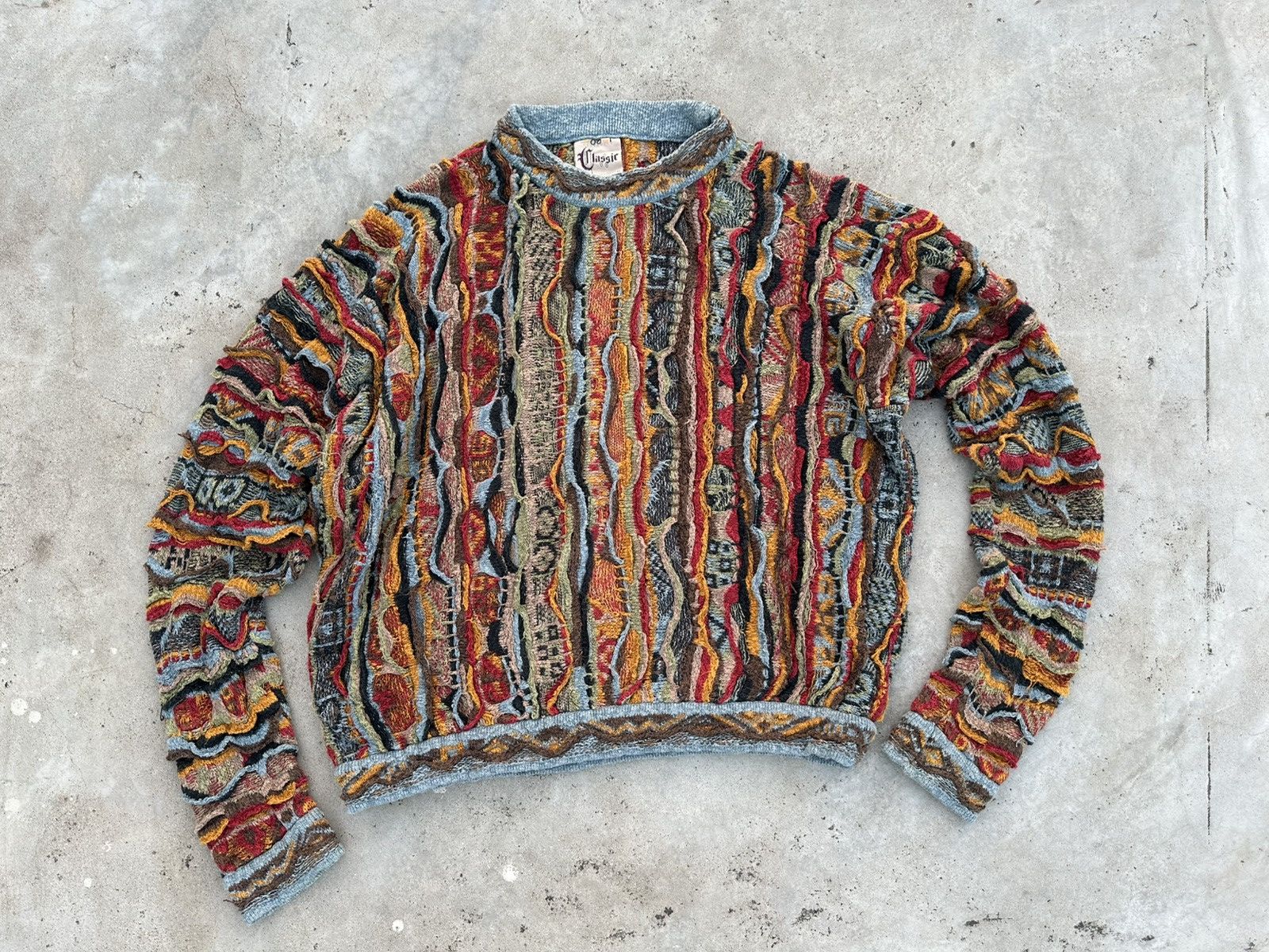 Coogi Crazy Rare Vintage 90s Coogi Classic Heavy knit sweater Size US XL / EU 56 / 4 - 1 Thumbnail
