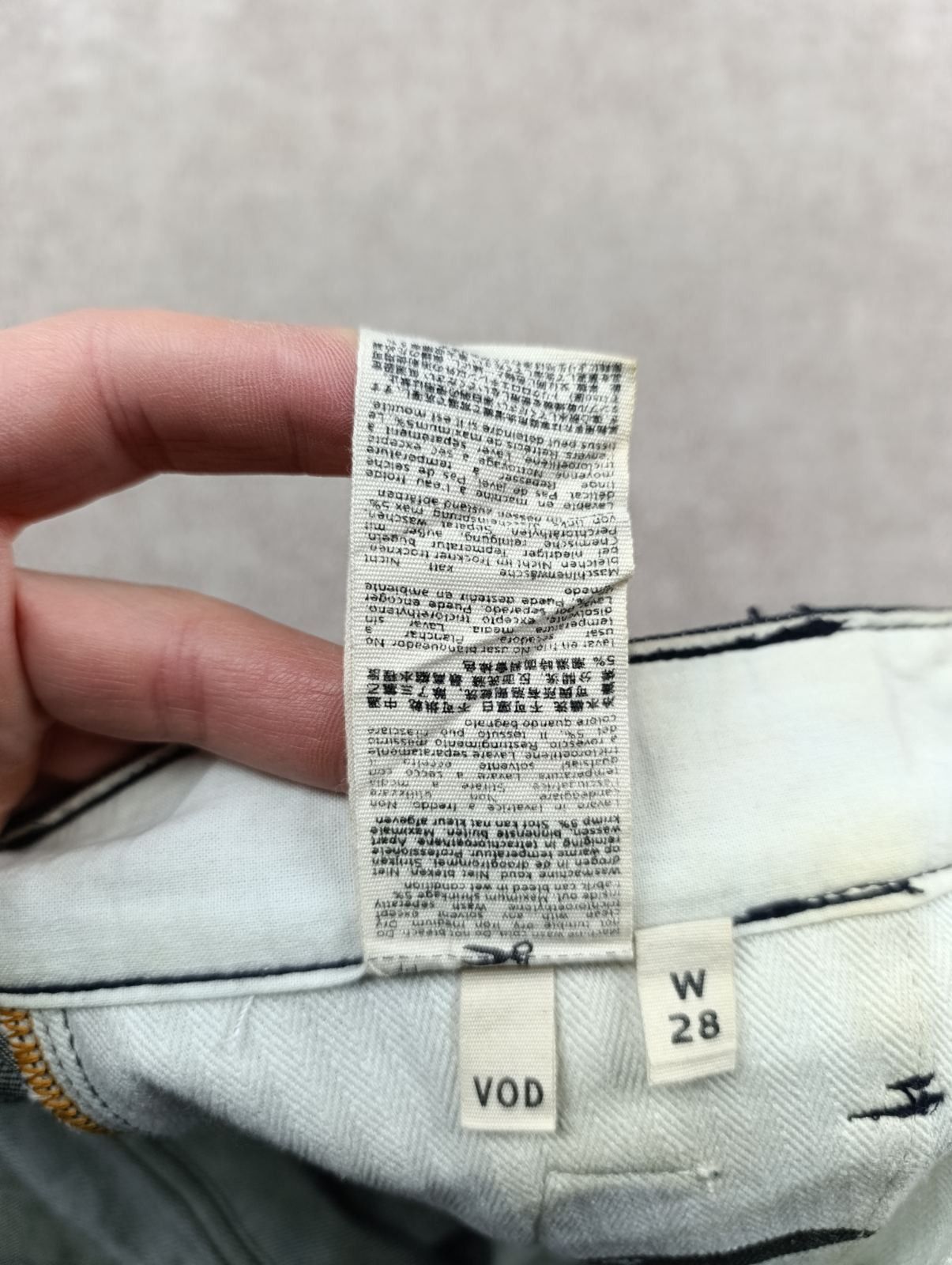 DENHAM DENHAM UNIVERSE DROP CROTCH FIT DENIM CUSTOM JEANS JAPANESE Size US 28 / EU 44 - 20 Thumbnail
