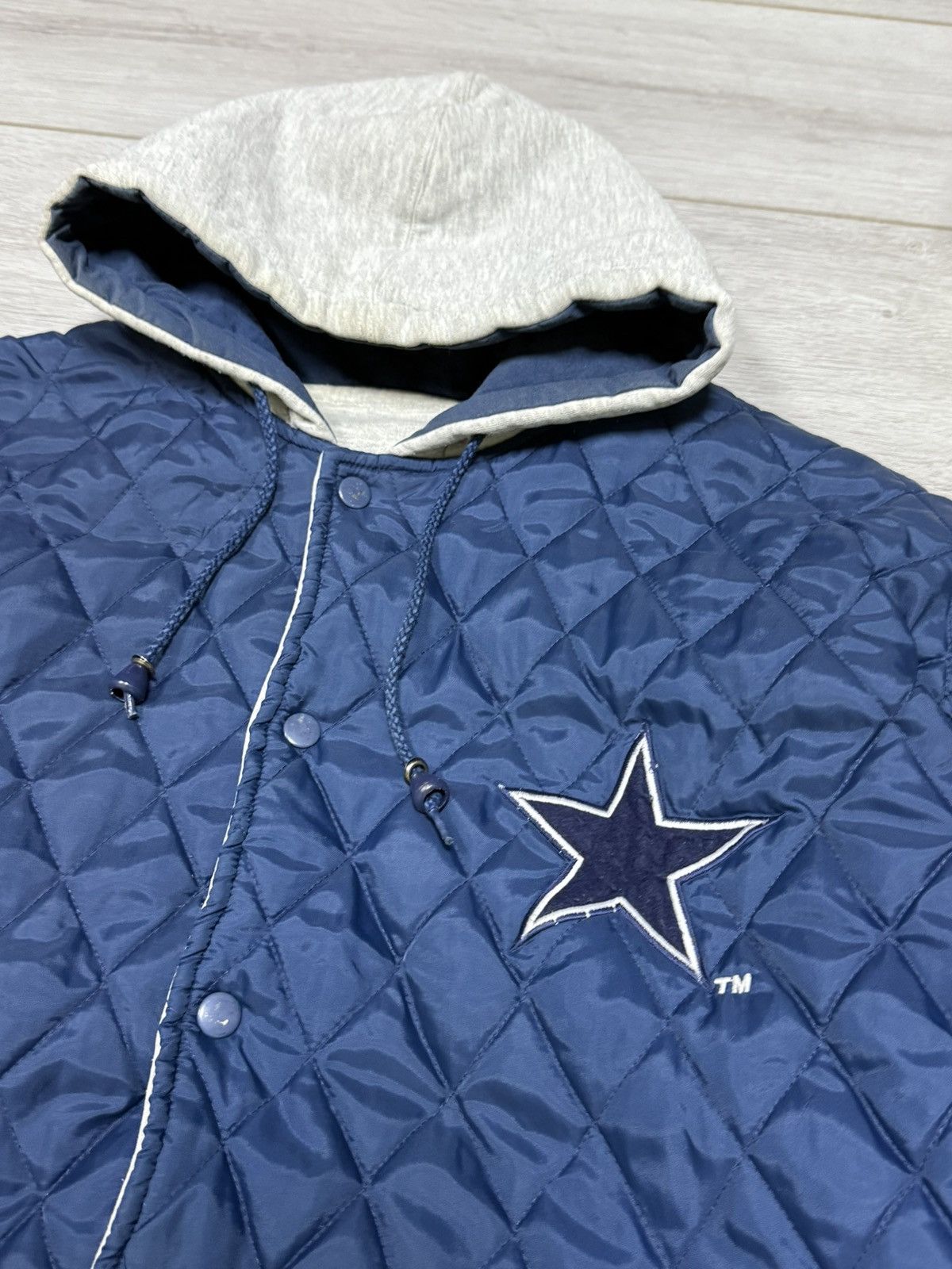 Logo 7 Vintage Dallas Cowboys double side Jacket bomber Size US XL / EU 56 / 4 - 5 Thumbnail