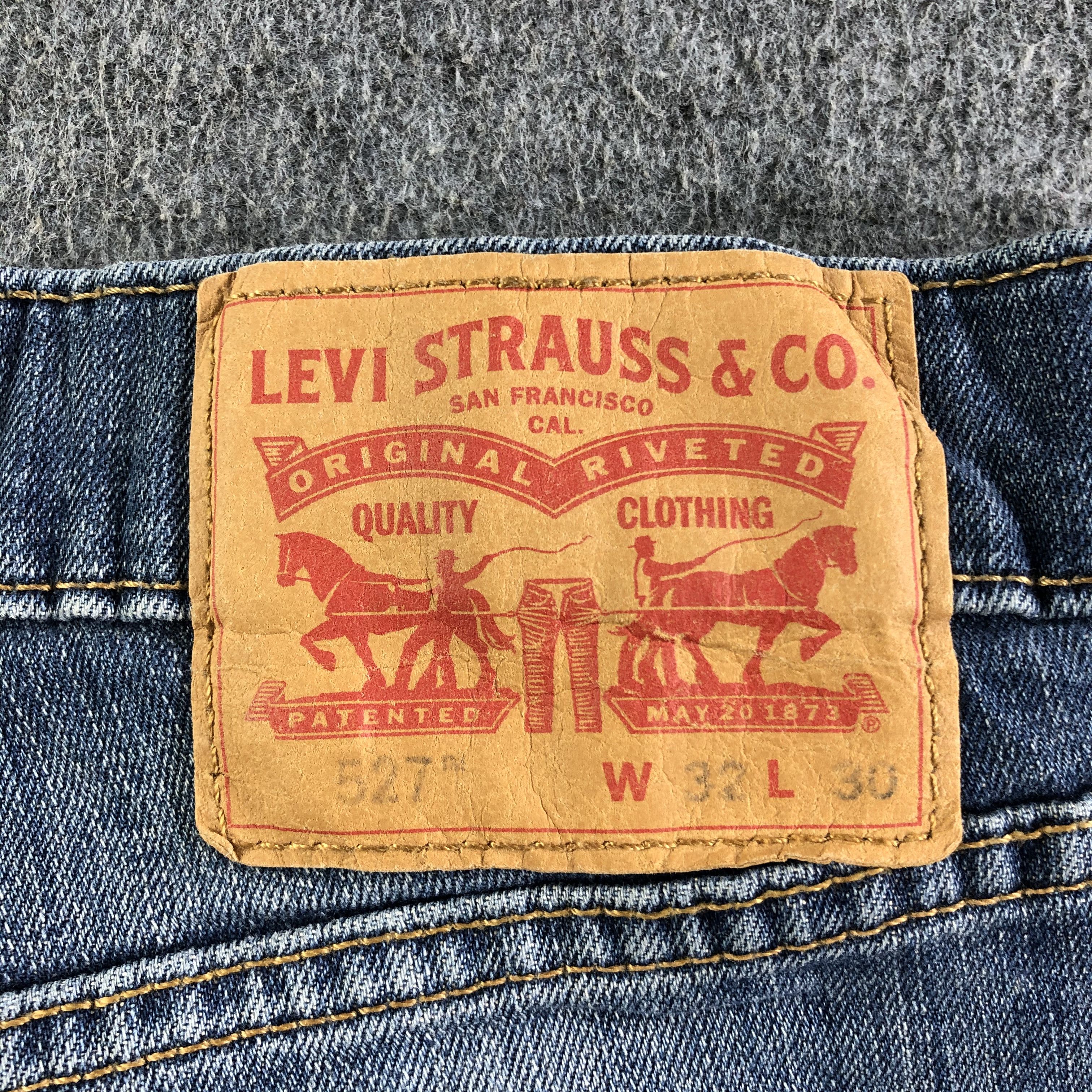 Levi's Vintage Blue Wash Levis 527 Flare Jeans-J4403 Size US 33 - 5 Thumbnail