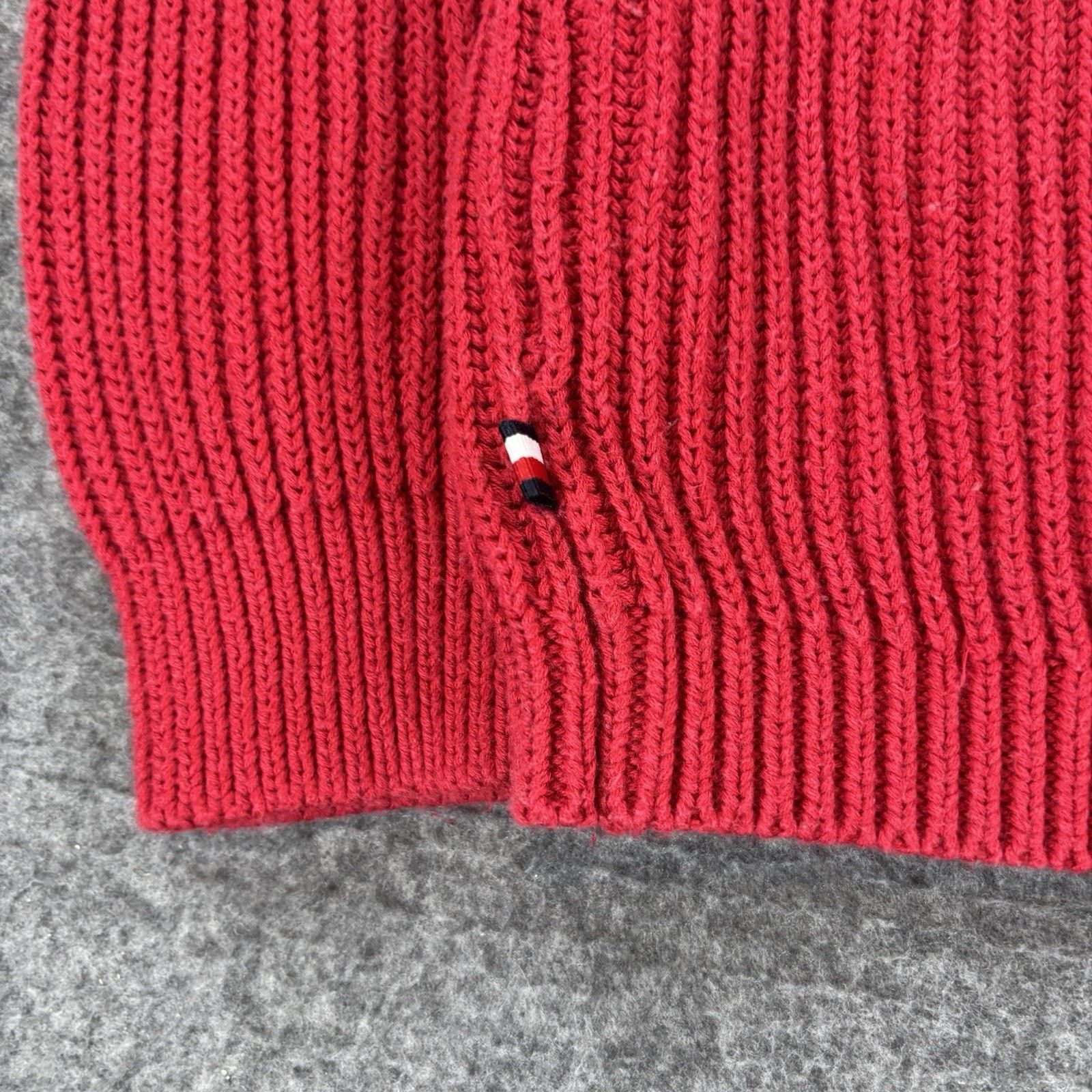 Tommy Hilfiger Tommy Hilfiger Sweater Women XL Cable Knit Colorblock Cotton Size XL / US 12-14 / IT 48-50 - 7 Thumbnail
