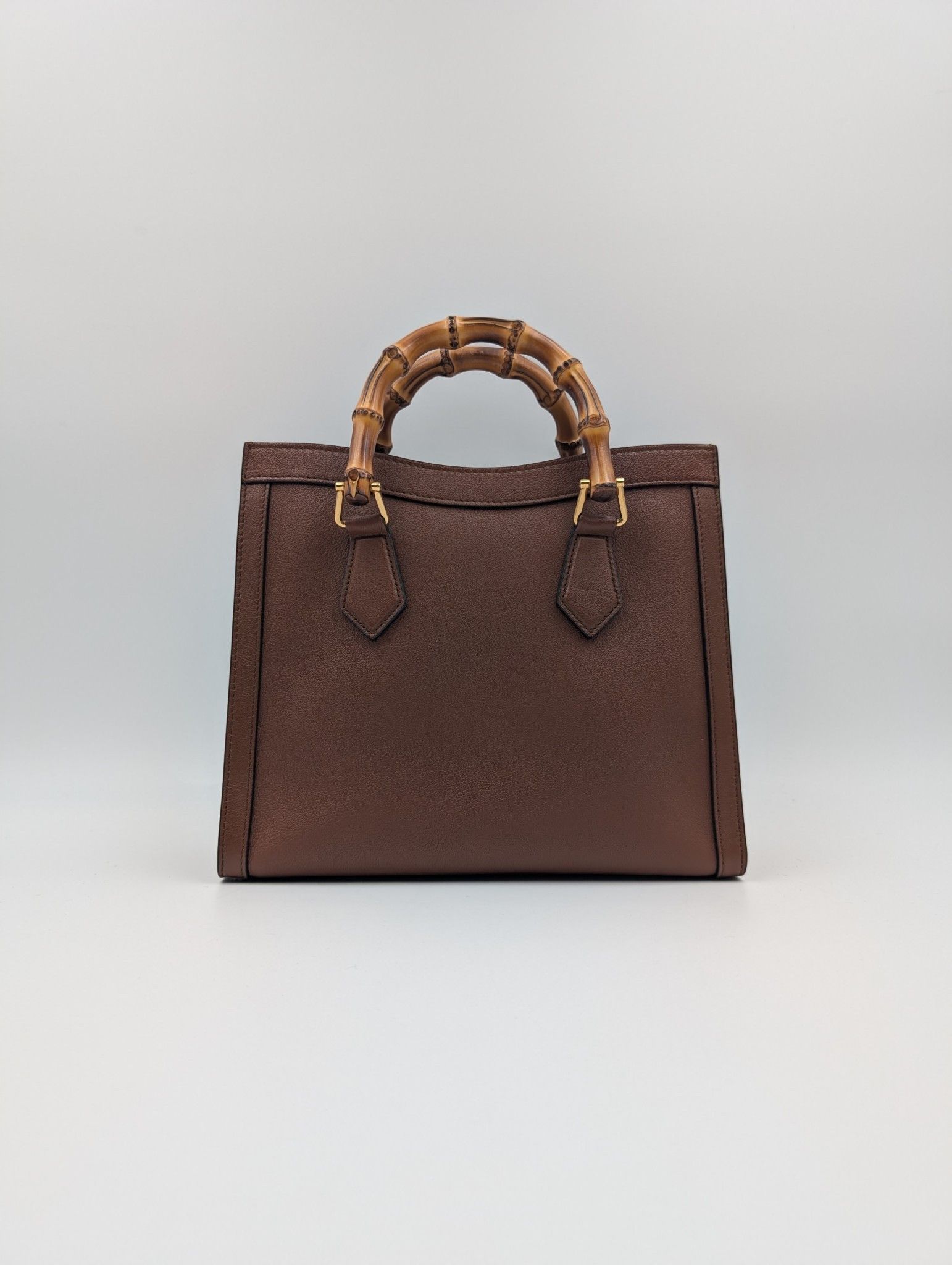 Gucci Brown Diana Tote Bag With Bamboo Handle Size ONE SIZE - 2 Thumbnail