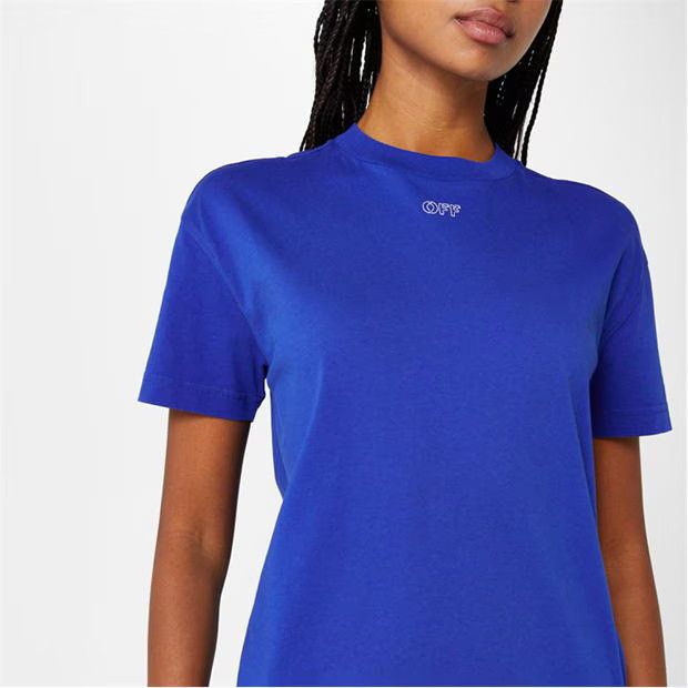 Off-White o1g2r1mq1224 T Shirt in Blue Size XXS / US 00 / IT 34 - 3 Thumbnail