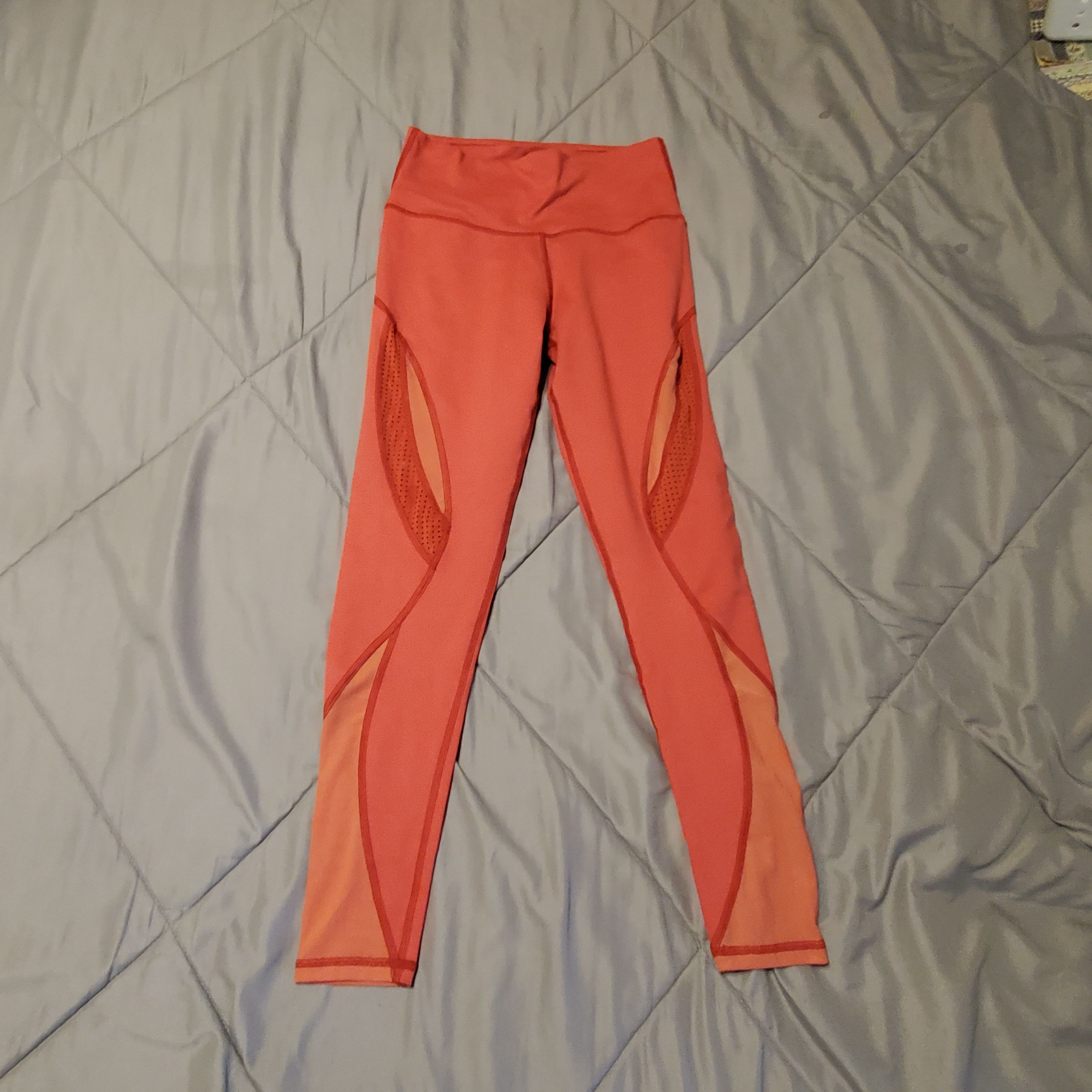 Other Aerie Orange Active Leggings SZ:M Size 27" / US 4 / IT 40 - 1 Thumbnail
