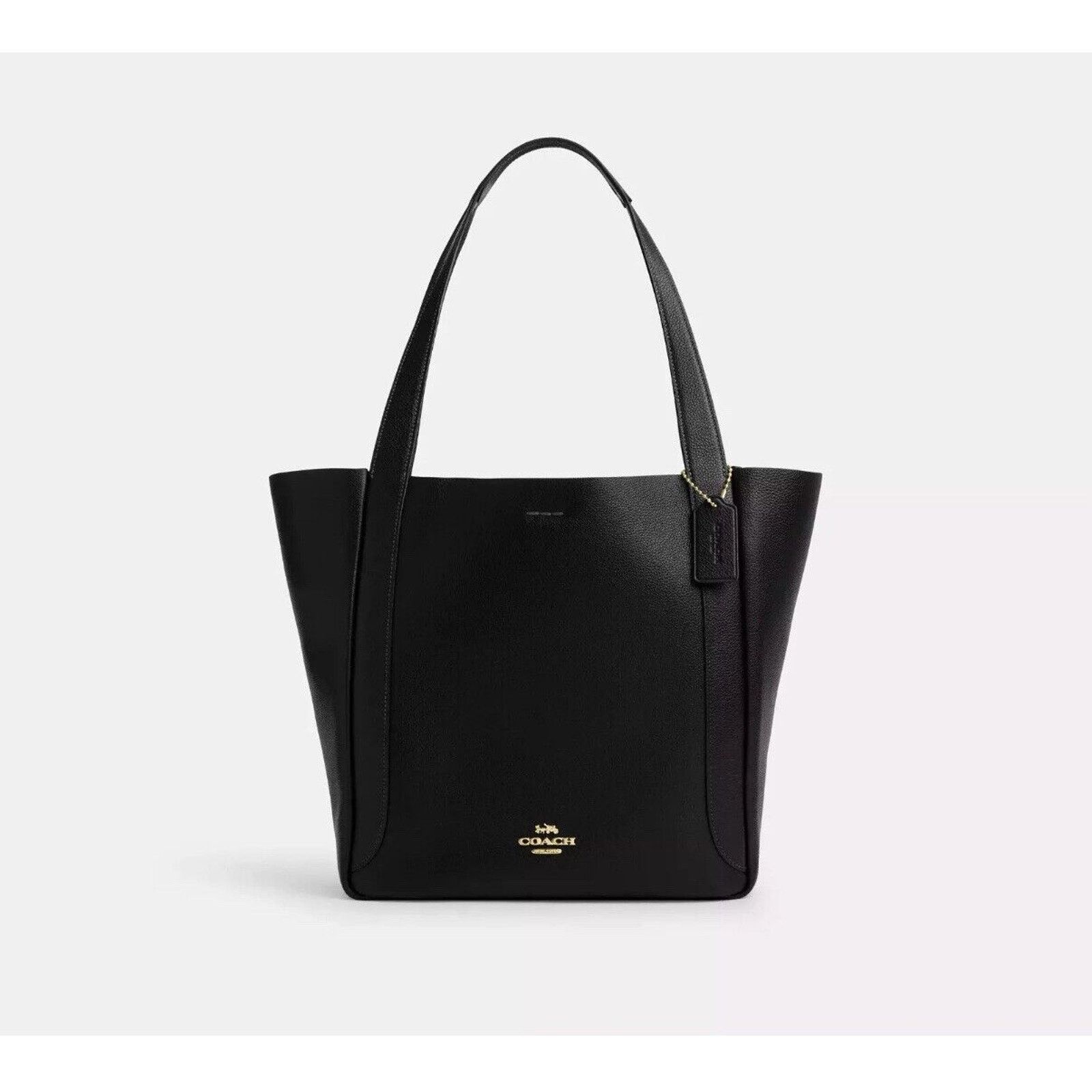 Coach NWT COACH Hadley Tote Bag In Leather CV996 Gold /Black Size ONE SIZE - 5 Thumbnail