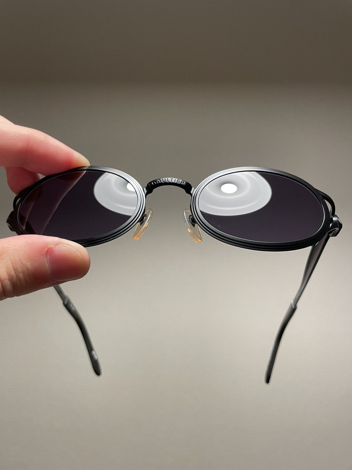 Jean Paul Gaultier Jean Paul Gaultier ANTIQUE STYLE STEAMPUNK SUNGLASSES Size ONE SIZE - 3 Thumbnail
