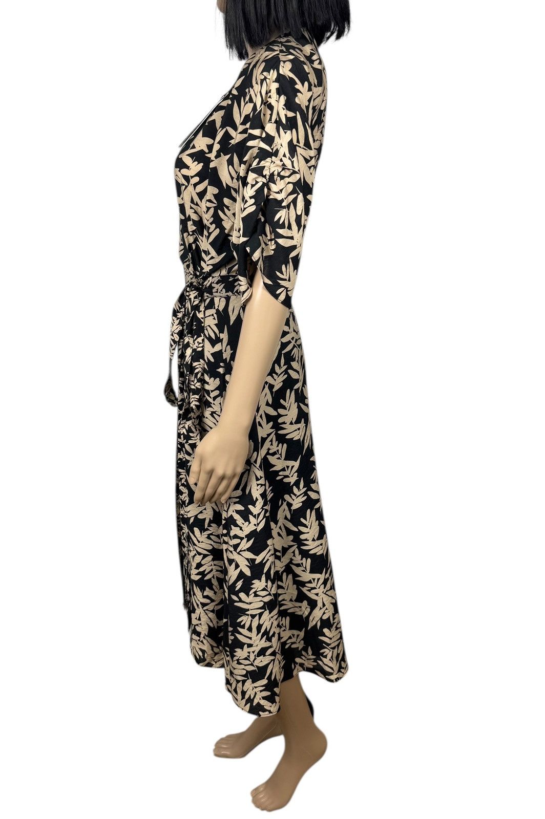 ba&sh Ba&sh Robe Tabby Dress Floral Print Viscose V-Neck size 1 Size S / US 4 / IT 40 - 8 Thumbnail