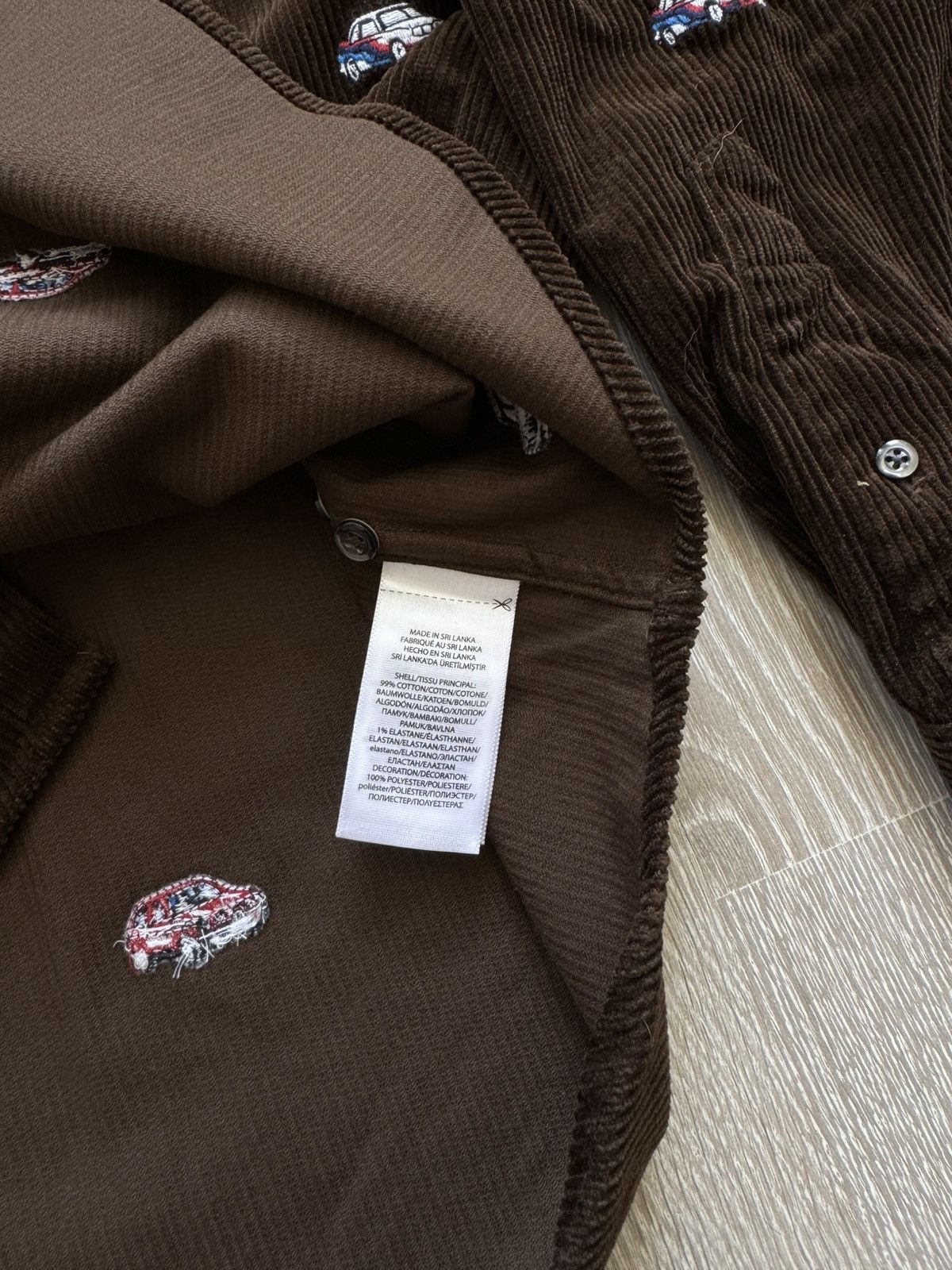 Palace × Polo Ralph Lauren Palace x Polo Ralph Lauren Embroidered Gti Corduroy Shirt Size US L / EU 52-54 / 3 - 5 Thumbnail