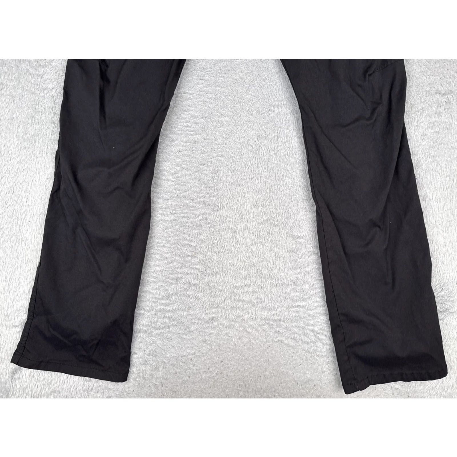 Wrangler Wrangler Mens Pants 32x33 Black Outdoor Hiking Zip Pocket Straight Leg Stretch Size US 32 / EU 48 - 2 Thumbnail