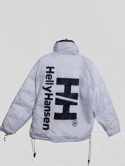 Vintage Helly Hansen Reversible Spell Out Puffer Down Jacket