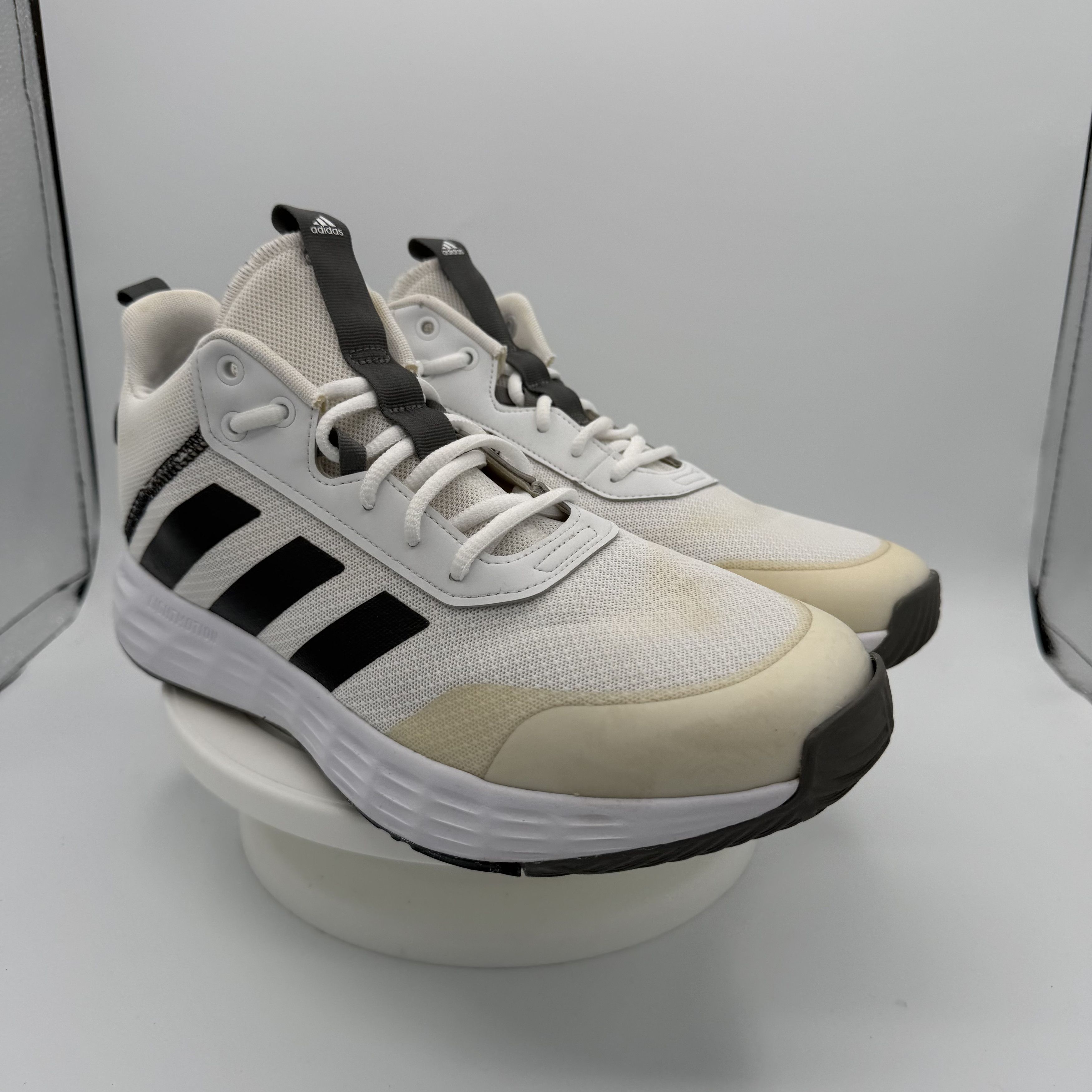 Adidas Adidas Own The Game 2.0 H00469 White Sneakers Sz 12 Size US 12 / EU 45 - 2 Thumbnail