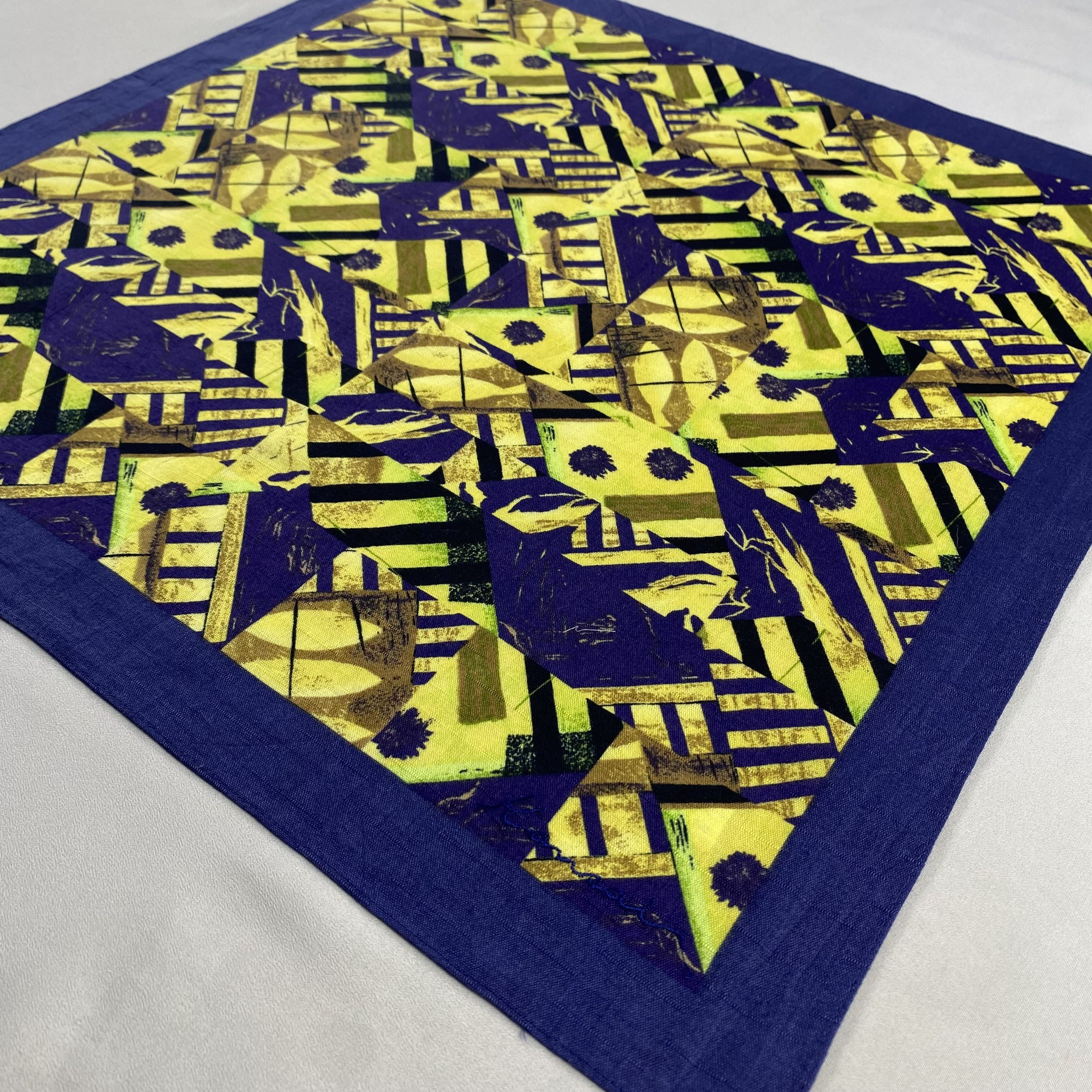 Kansai Yamamoto × Vintage Kansai Yamamoto Neckerchief / Bandana / Handkerchief-P1023 Size ONE SIZE - 2 Thumbnail