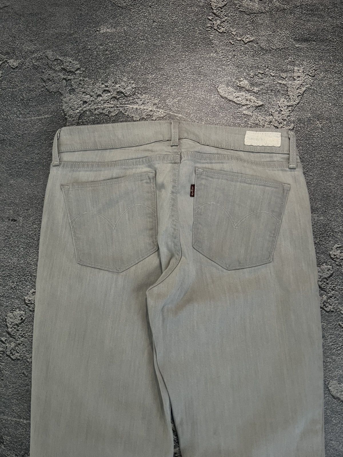 Vintage Vintage Slim Levis Jeans White - Retro Archive Style 28 Size US 28 / EU 44 - 2 Thumbnail