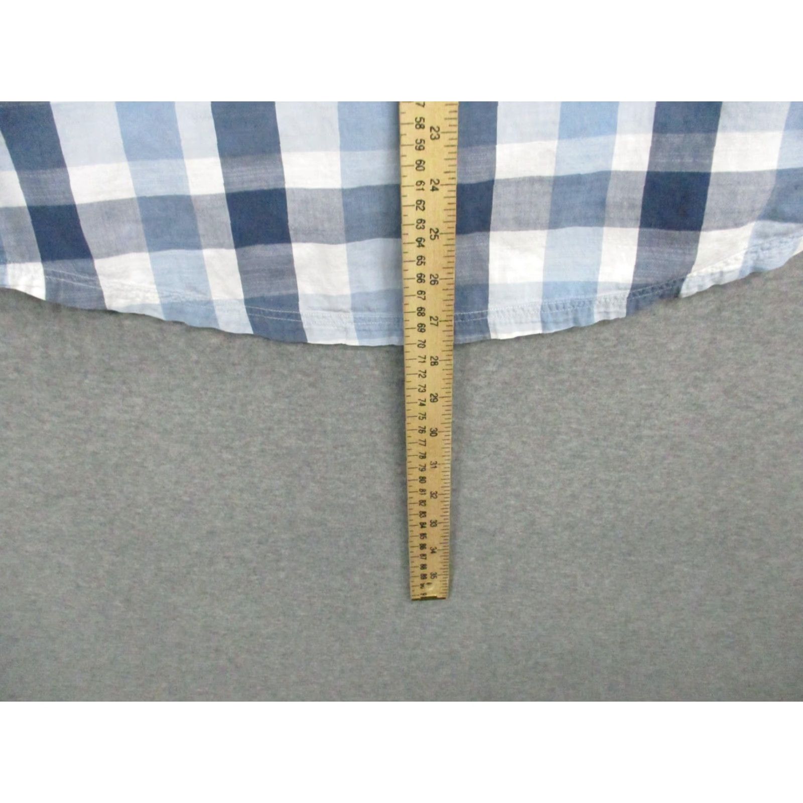 Mountain Khakis VINTAGE Mountain Khakis Shirt Medium Men's Button Cotton Blue Check Short Sleeve Size US M / EU 48-50 / 2 - 6 Thumbnail