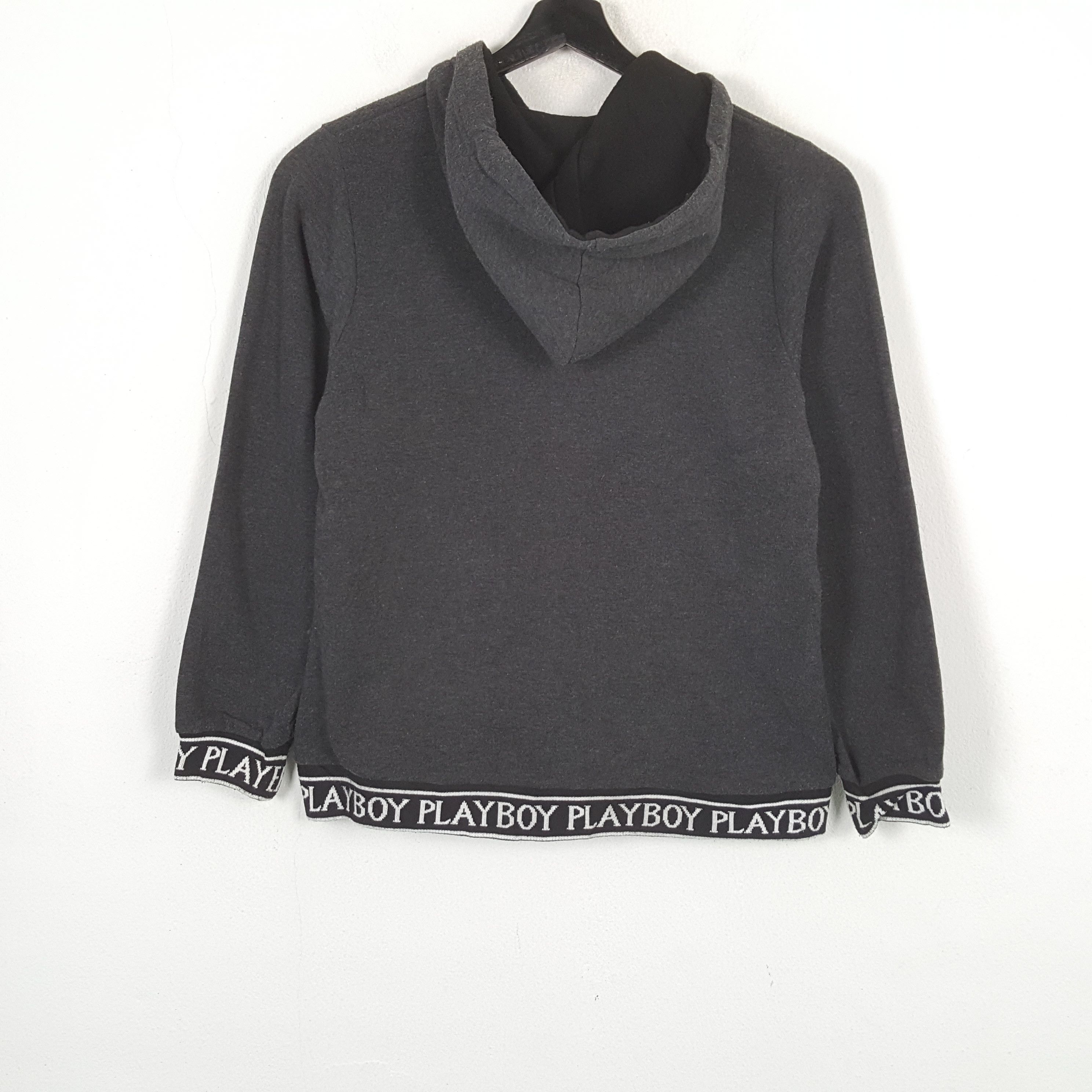 Playboy × Vintage PLAYBOY Fashion Style Zipper Hoodies Size US S / EU 44-46 / 1 - 3 Thumbnail