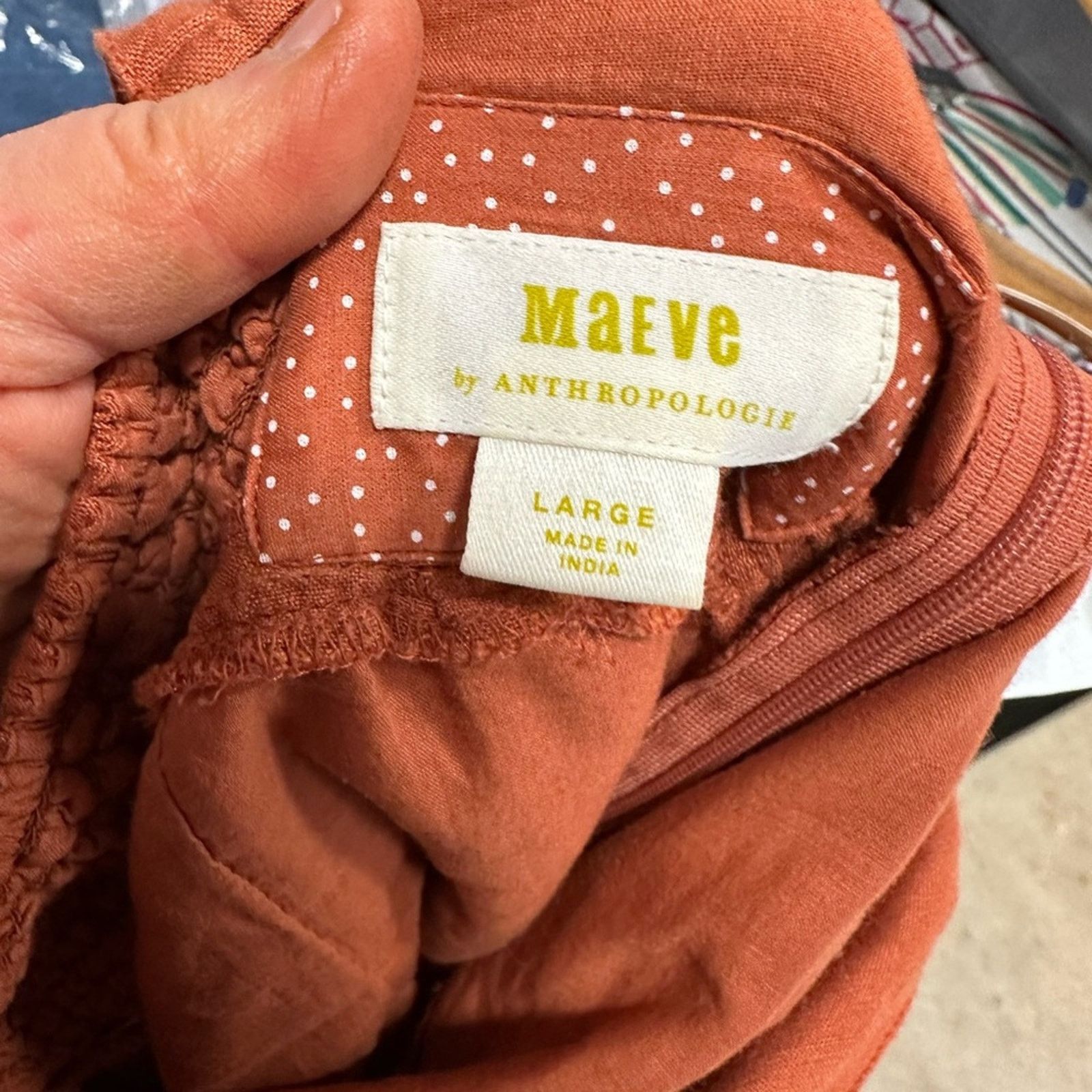 Anthropologie Anthropology Maeve Twist Front Dress Size L / US 10 / IT 46 - 3 Thumbnail