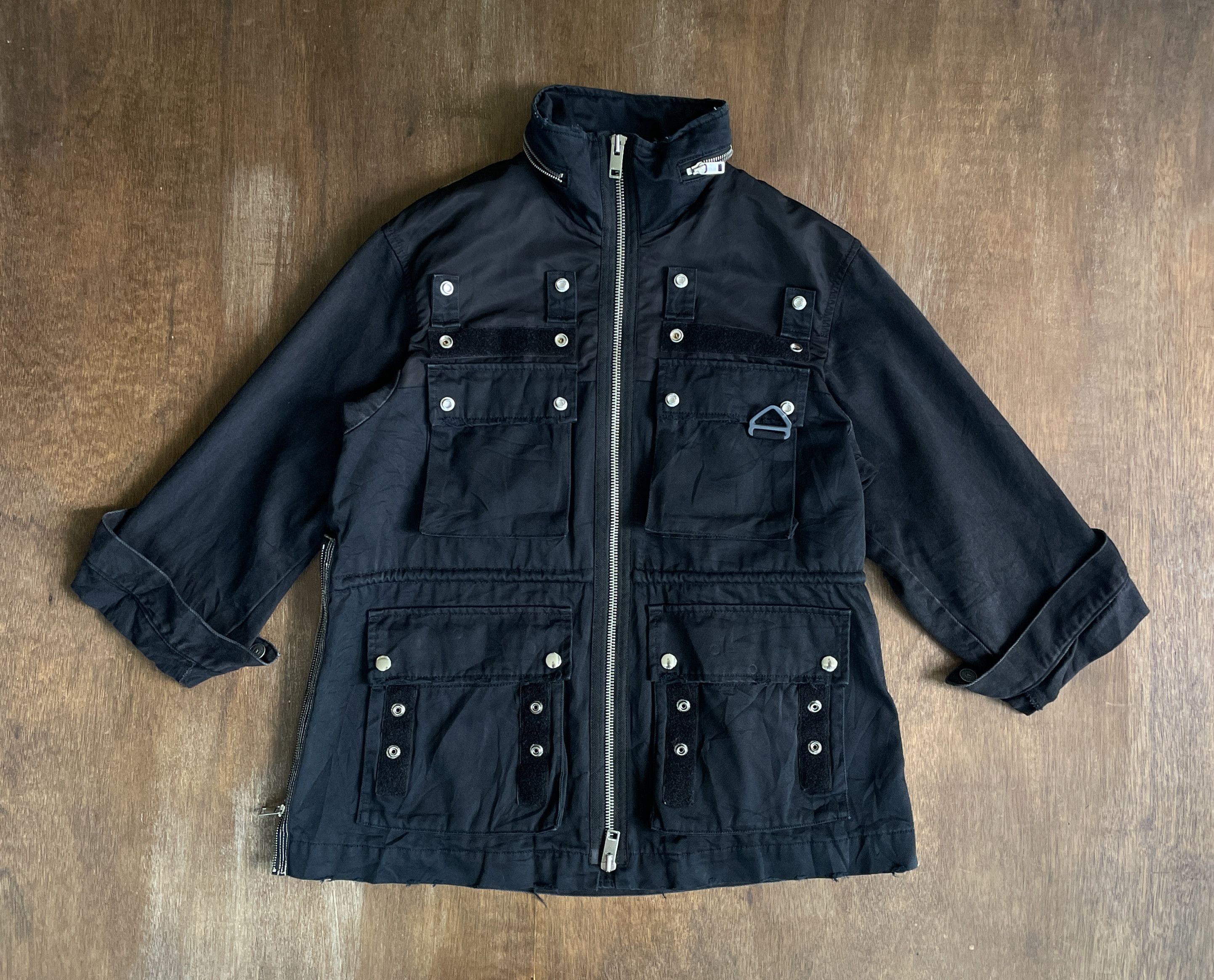 Diesel DIESEL 4 Pockets Y2K Punk Jacket Size US XXS / EU 40 - 1 Thumbnail