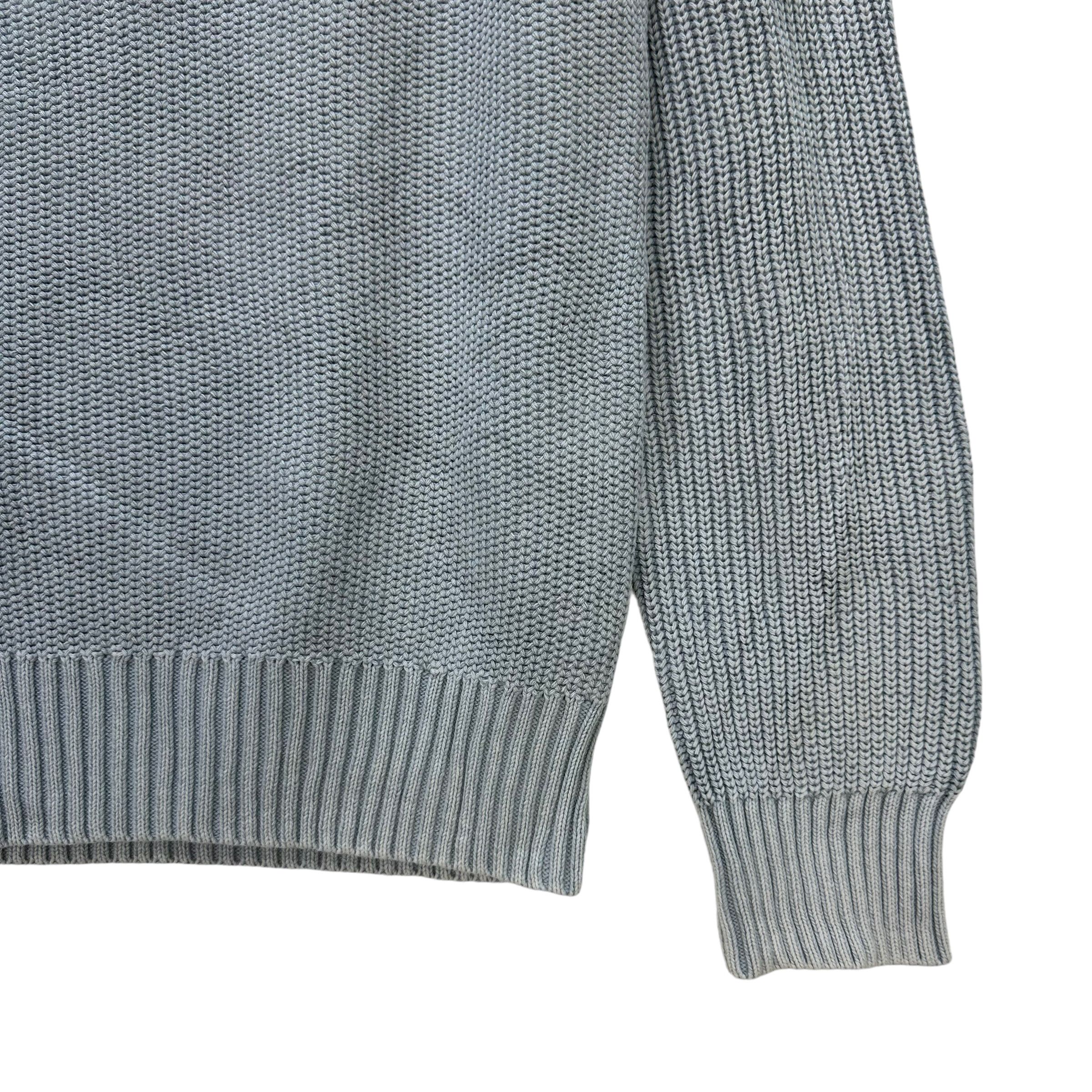 Japanese Brand LANDS' END HALF ZIP TURTLE NECK KNITTED SWEATER #8631-018 Size US L / EU 52-54 / 3 - 6 Thumbnail