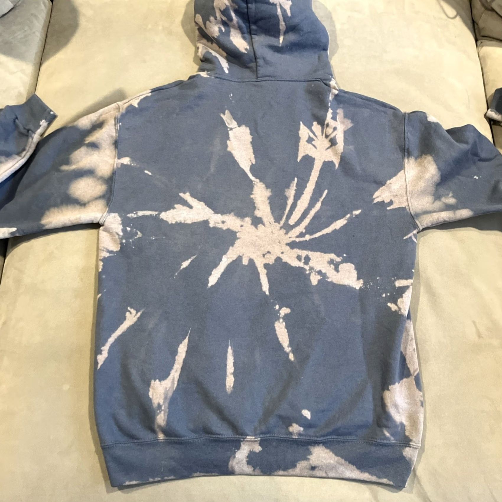 Jerzees Bruce Springsteen Born In The USA 1985 Tue Dye Hoodie M Pullover Multicolor Jerzees Men Mens Hoodie Size US M / EU 48-50 / 2 - 4 Thumbnail