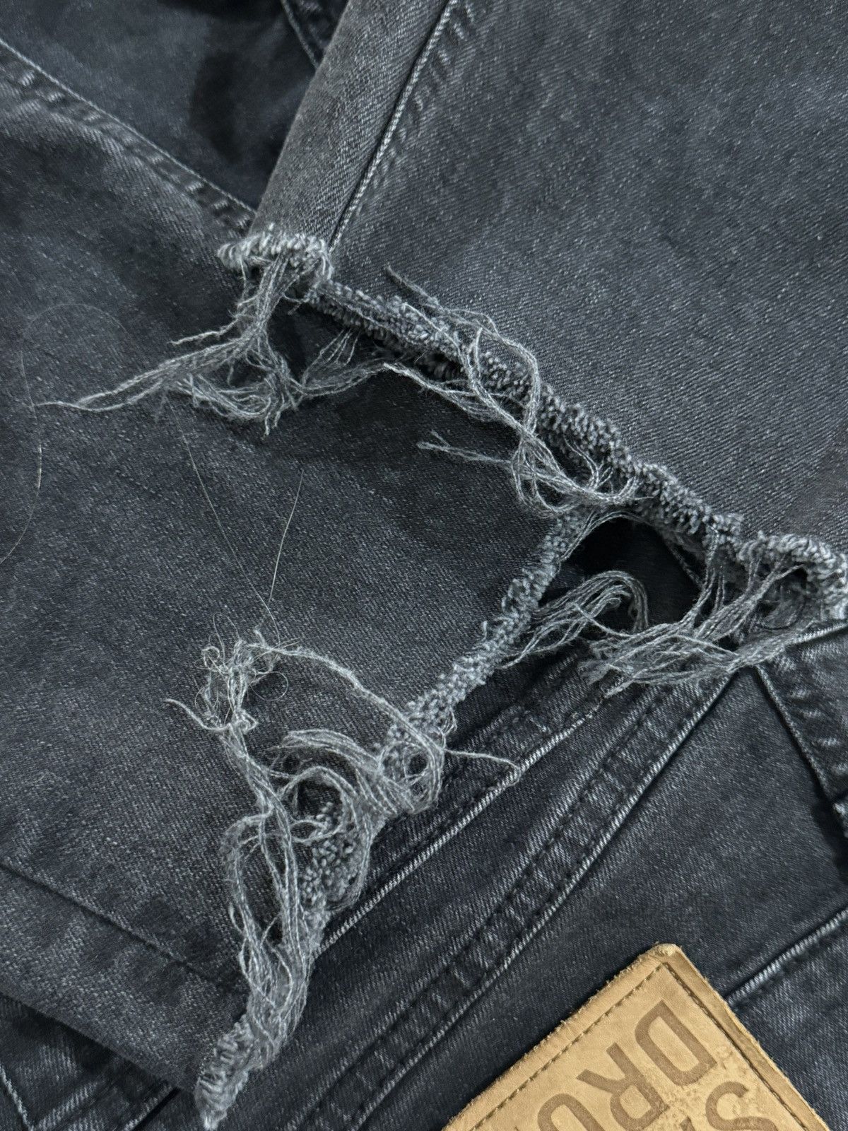 Sandro Sandro Paris Black Denim Jeans Size 25" / US 0 / IT 36 - 12 Thumbnail