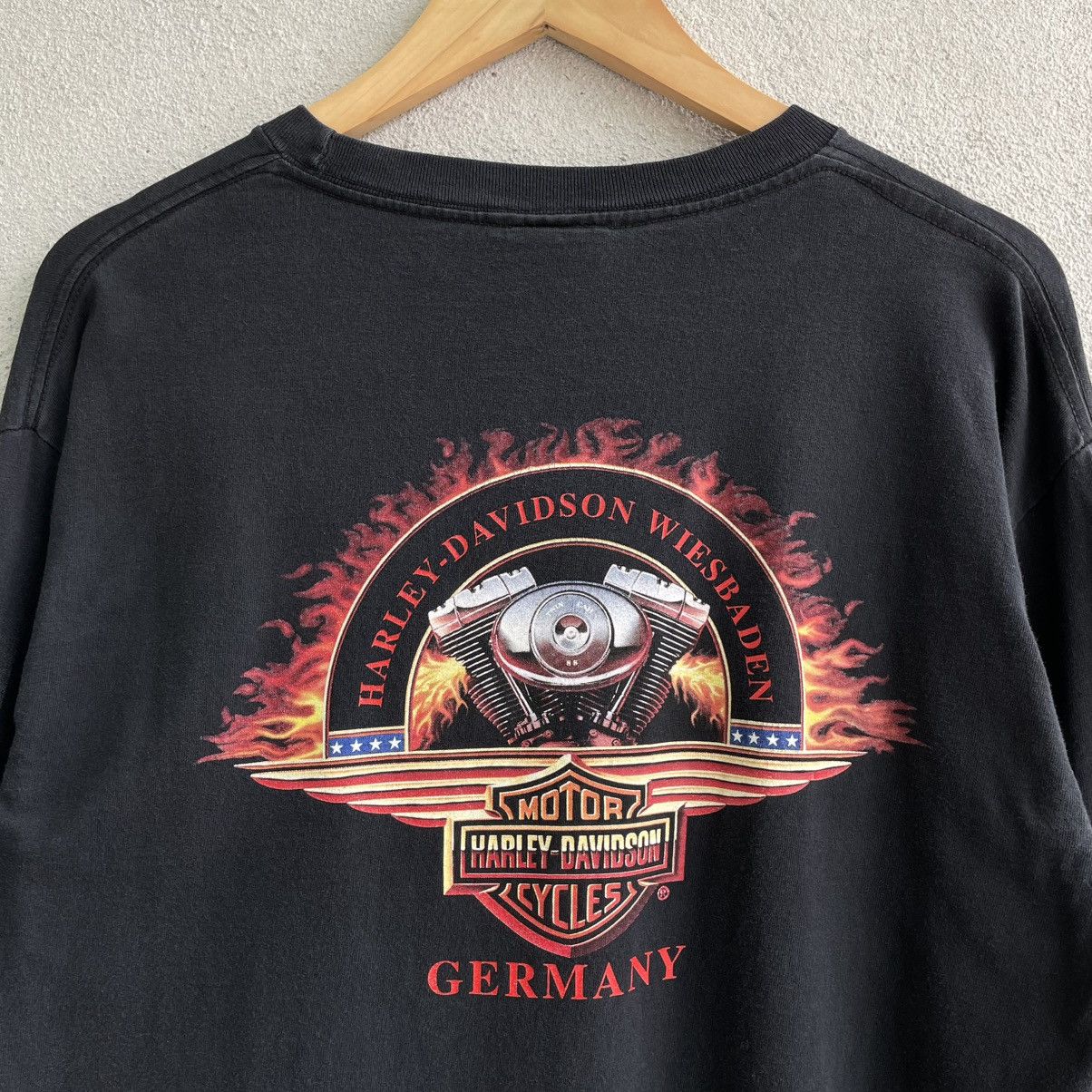 Harley Davidson Vintage Harley Davidson Tribal Tee Shirt Size US L / EU 52-54 / 3 - 4 Thumbnail