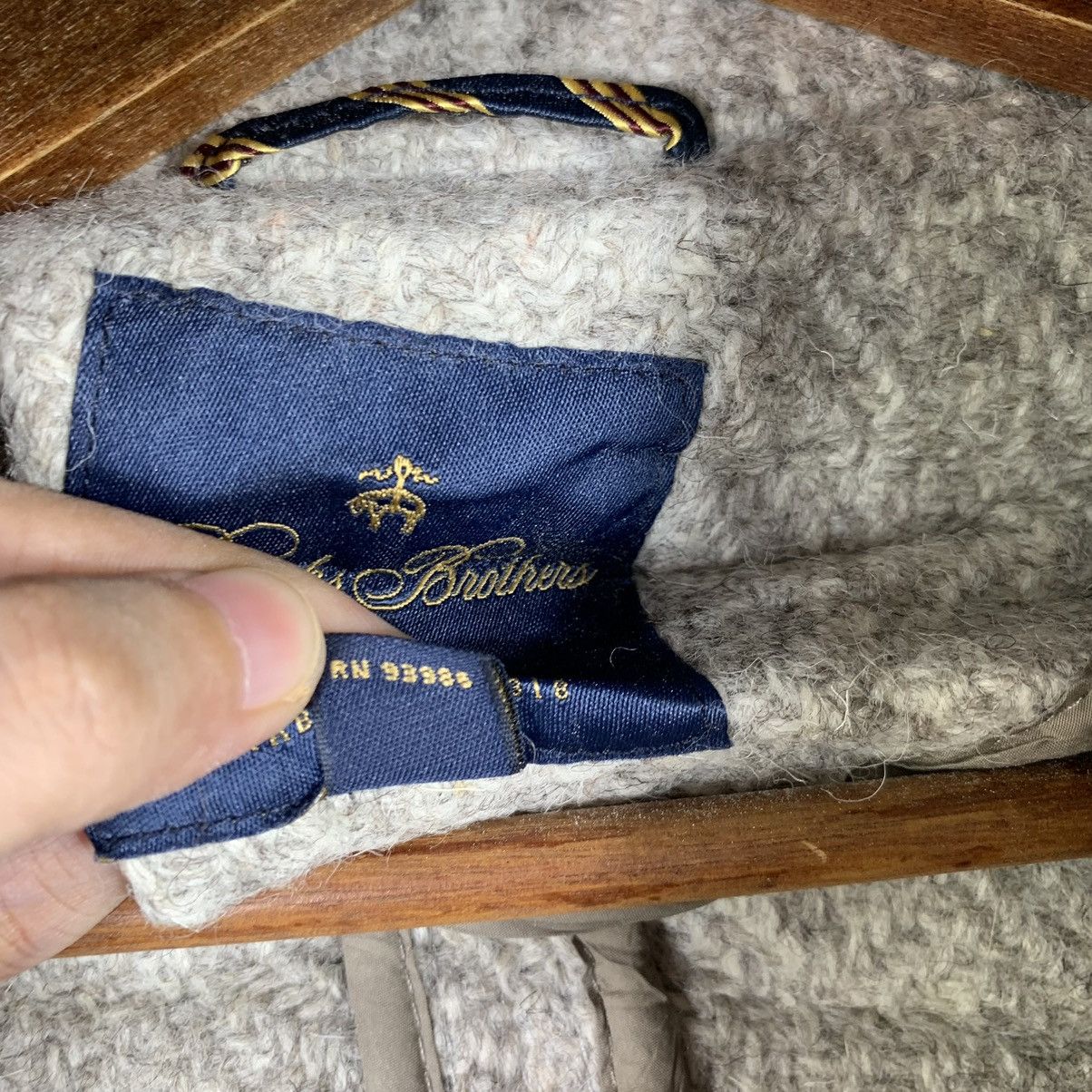 Brooks Brothers × Designer × Vintage Vintage Brooks Brothers Wool Duffle Coat Size US S / EU 44-46 / 1 - 6 Thumbnail