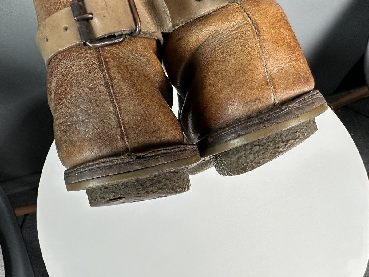 Trippen TRIPPEN Bomb Avant Garde Belted Leather Brown Ankle Boots Size US 10 / IT 40 - 12 Thumbnail