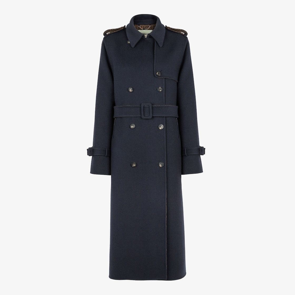Fendi o1w1db10425 Coat in Navy Size S / US 4 / IT 40 - 1 Thumbnail
