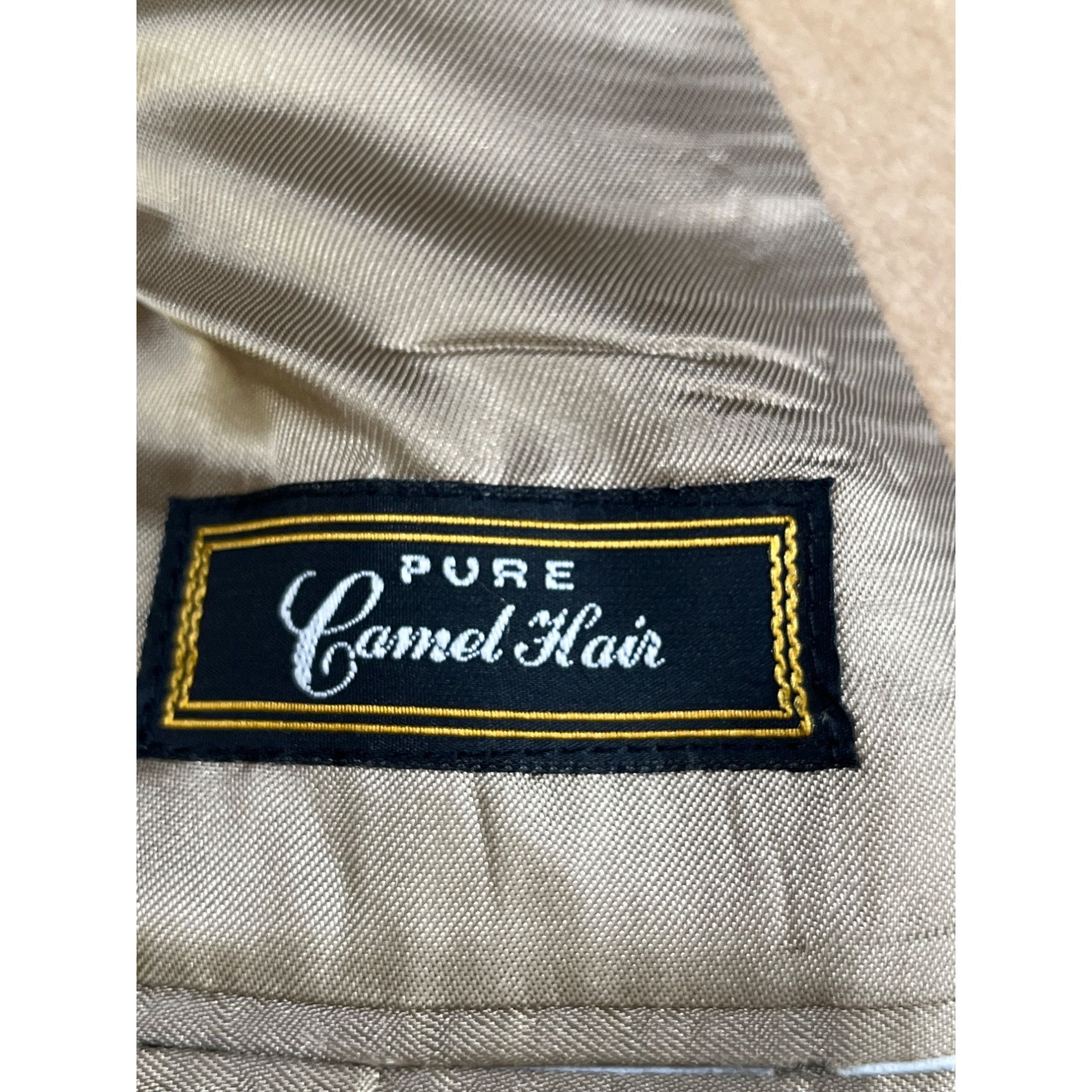 Other Christopher Hayes Men's Tan Pure Camel Hair Blazer Size 42L Size 42L - 5 Thumbnail
