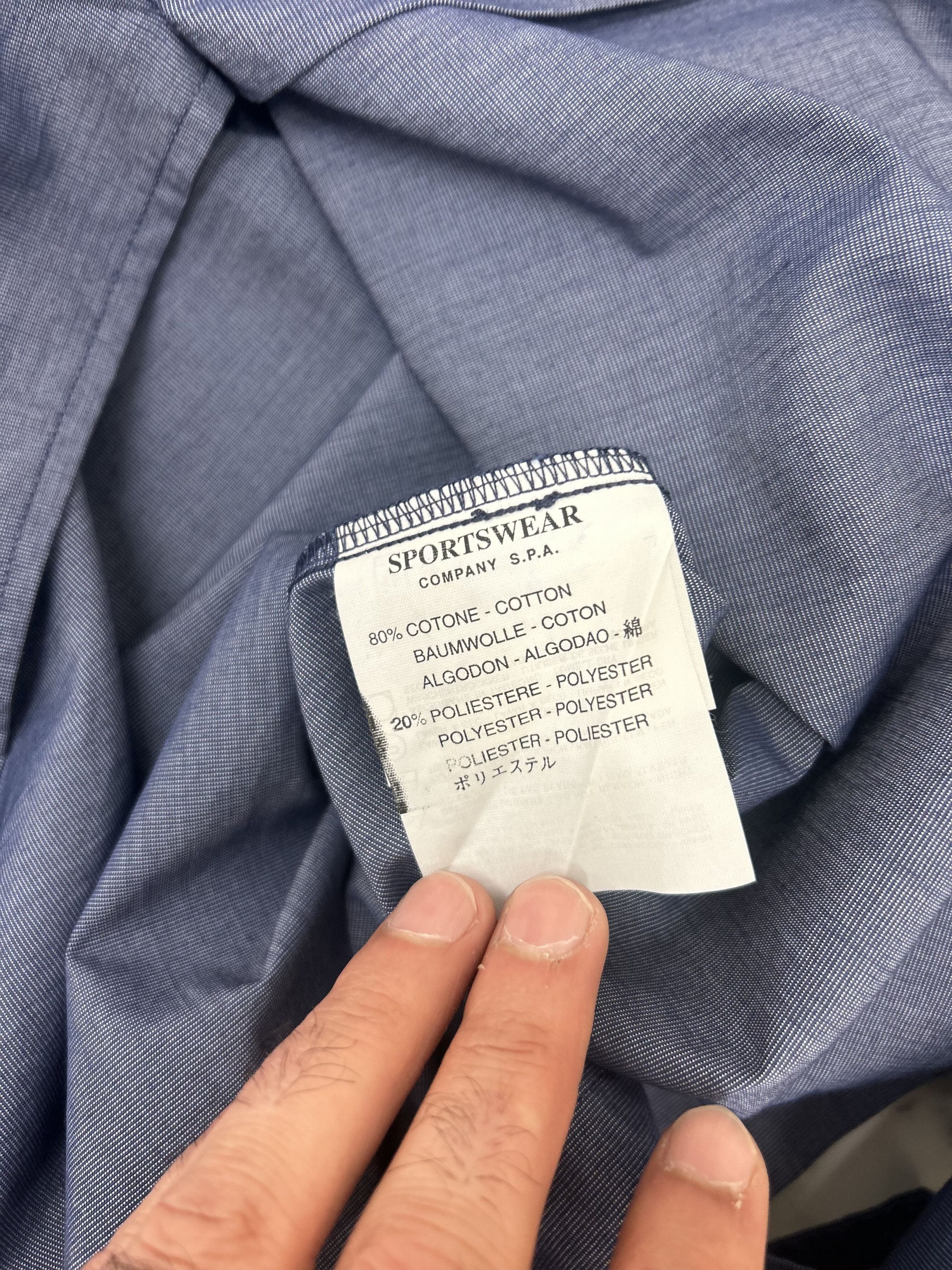C.P. Company CP Company 'Chambray' Cotton Shirt SIZE 5 Size US XXL / EU 58 / 5 - 6 Thumbnail