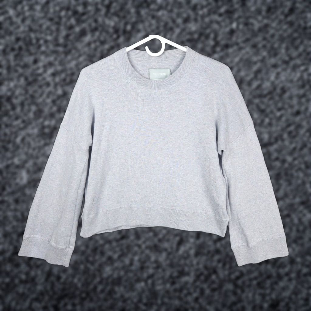 Zadig & Voltaire Zadig & Voltaire Sweater Women's XS Purple Irridescent ZV Relaxed Pullover Stars Knit Wool/Cashmere? Size XS / US 0-2 / IT 36-38 - 1 Thumbnail