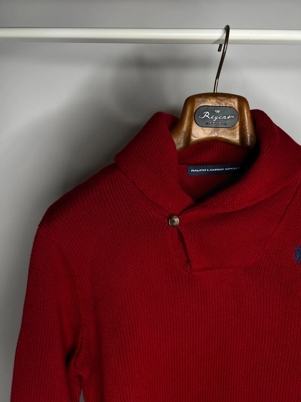 Polo Ralph Lauren Ralph Lauren Sport Pony Logo Red Long Sleeve Sweater Size L / US 10 / IT 46 - 2 Thumbnail