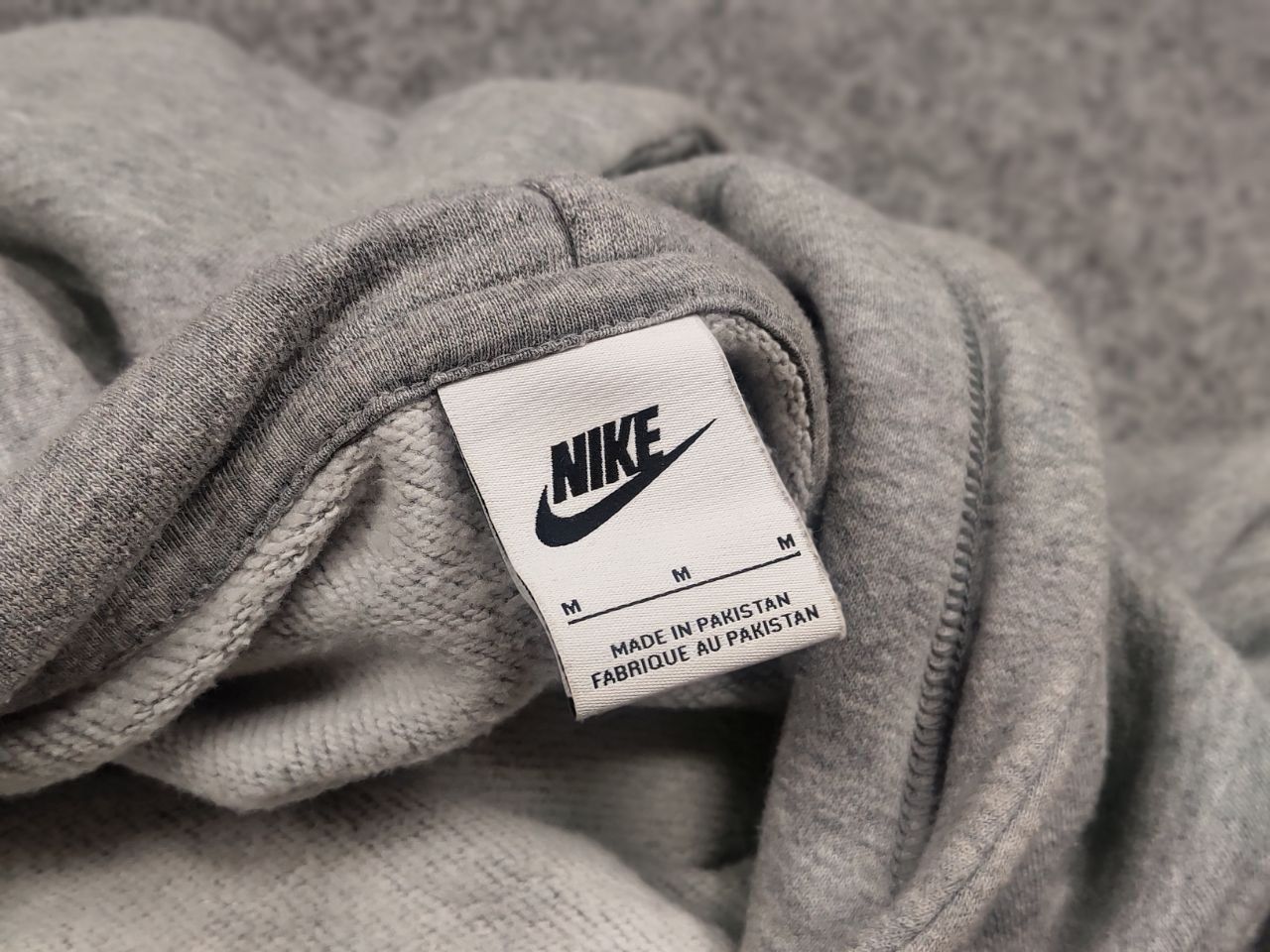 Nike Vintage Nike Skeleton Embroidered Logo Grey Oversized Hoodie Size M / US 6-8 / IT 42-44 - 15 Thumbnail