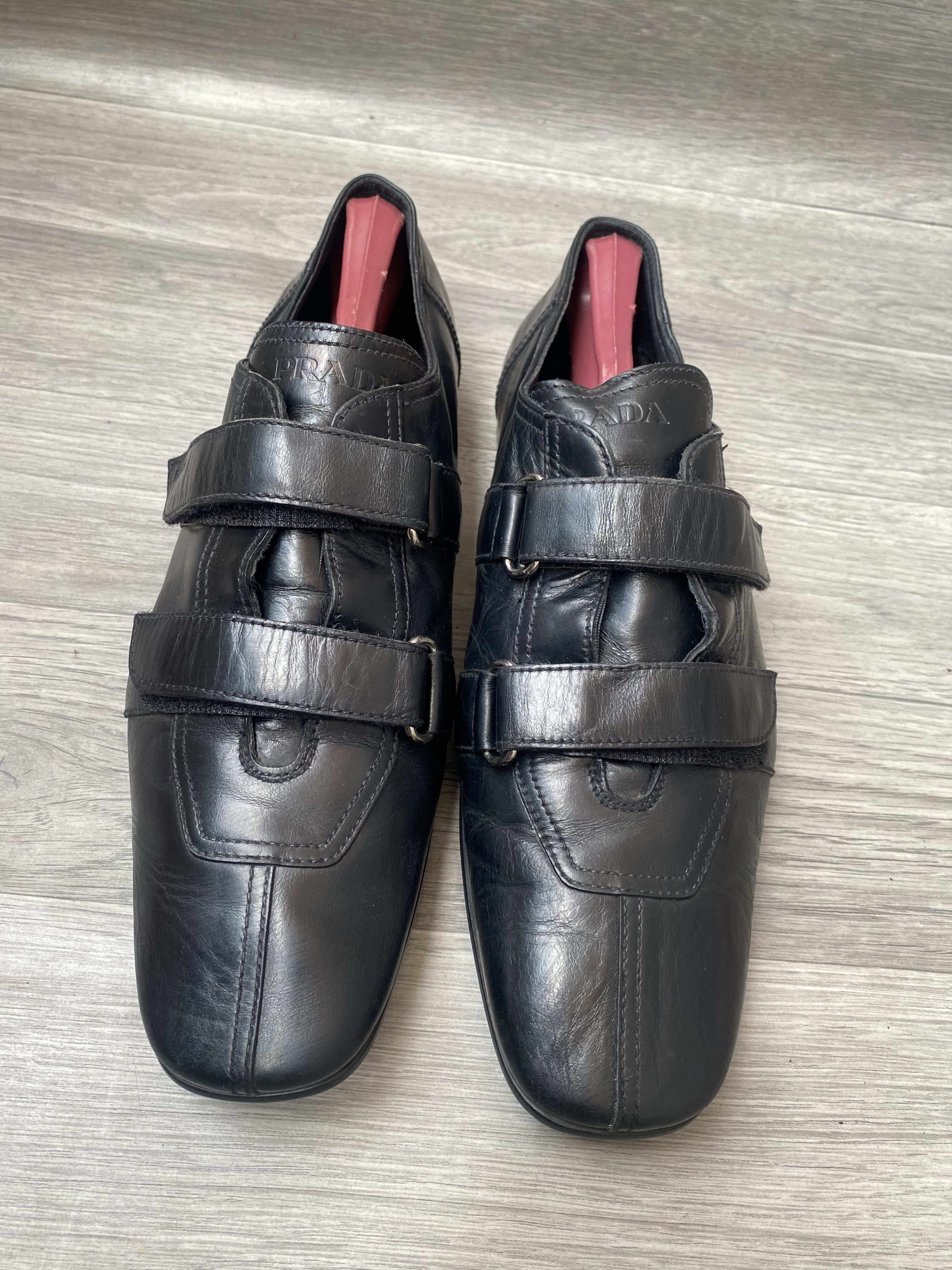Prada Prada sport strappy leather sneakers sz uk7 Size US 8 / EU 41 - 2 Thumbnail