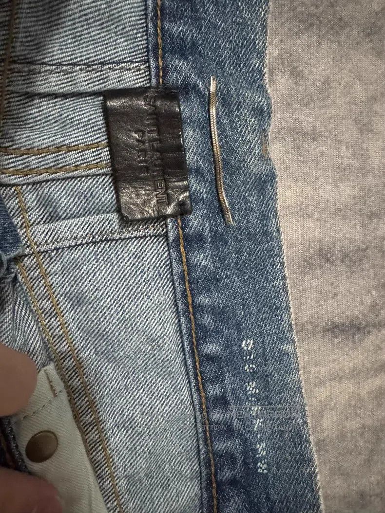 Saint Laurent Paris Saint Laurent Paris Cat Claw Light Blue Destroyed Slashed Size US 30 / EU 46 - 6 Thumbnail
