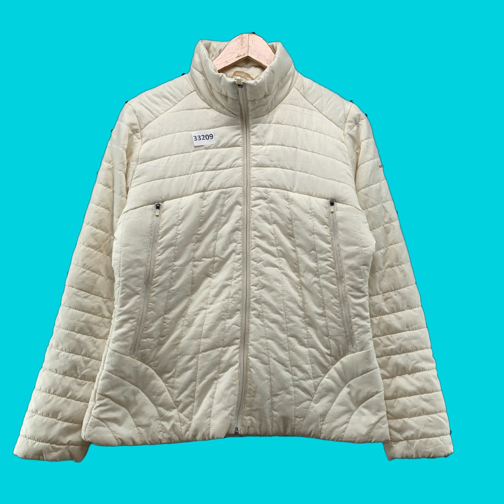 Merrell Merrell Puffer Jacket Womens MEdium Ivory Thinsulate Platinum Select Dry 19.5x24 Size M / US 6-8 / IT 42-44 - 1 Thumbnail