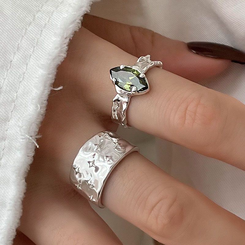 Jewelry New Design Jewelry Rings Open Size Chrome Ring (Size 7-13) Size ONE SIZE - 2 Thumbnail