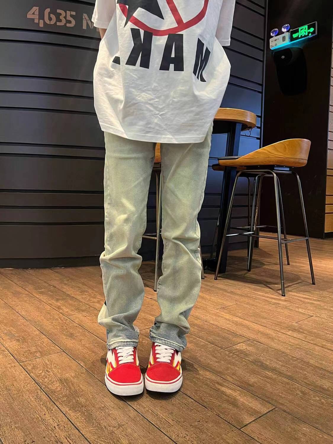 Japanese Brand × Jean Vintage washed distressed rare heavyweight jeans Size US 34 / EU 50 - 5 Thumbnail