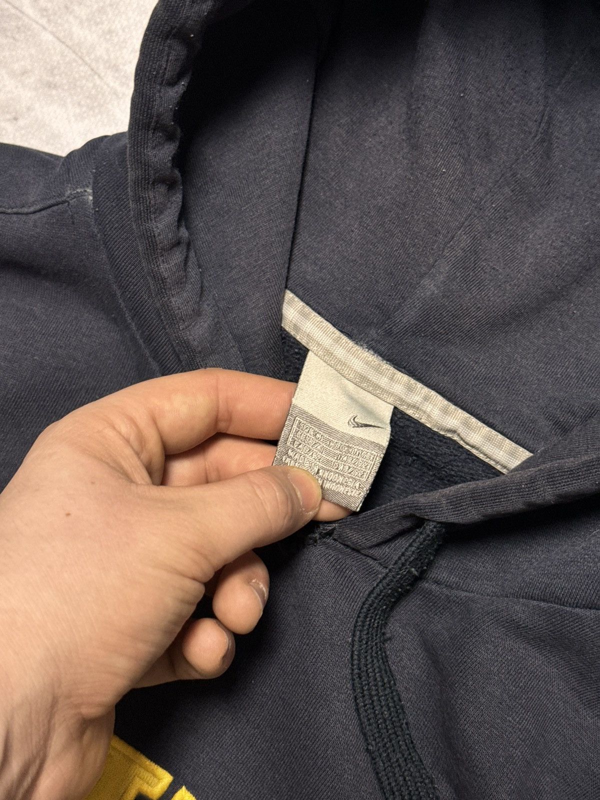 Nike × Vintage 00s Nike Vintage Big Logo Oversize Hoodie Y2K Size US M / EU 48-50 / 2 - 6 Thumbnail