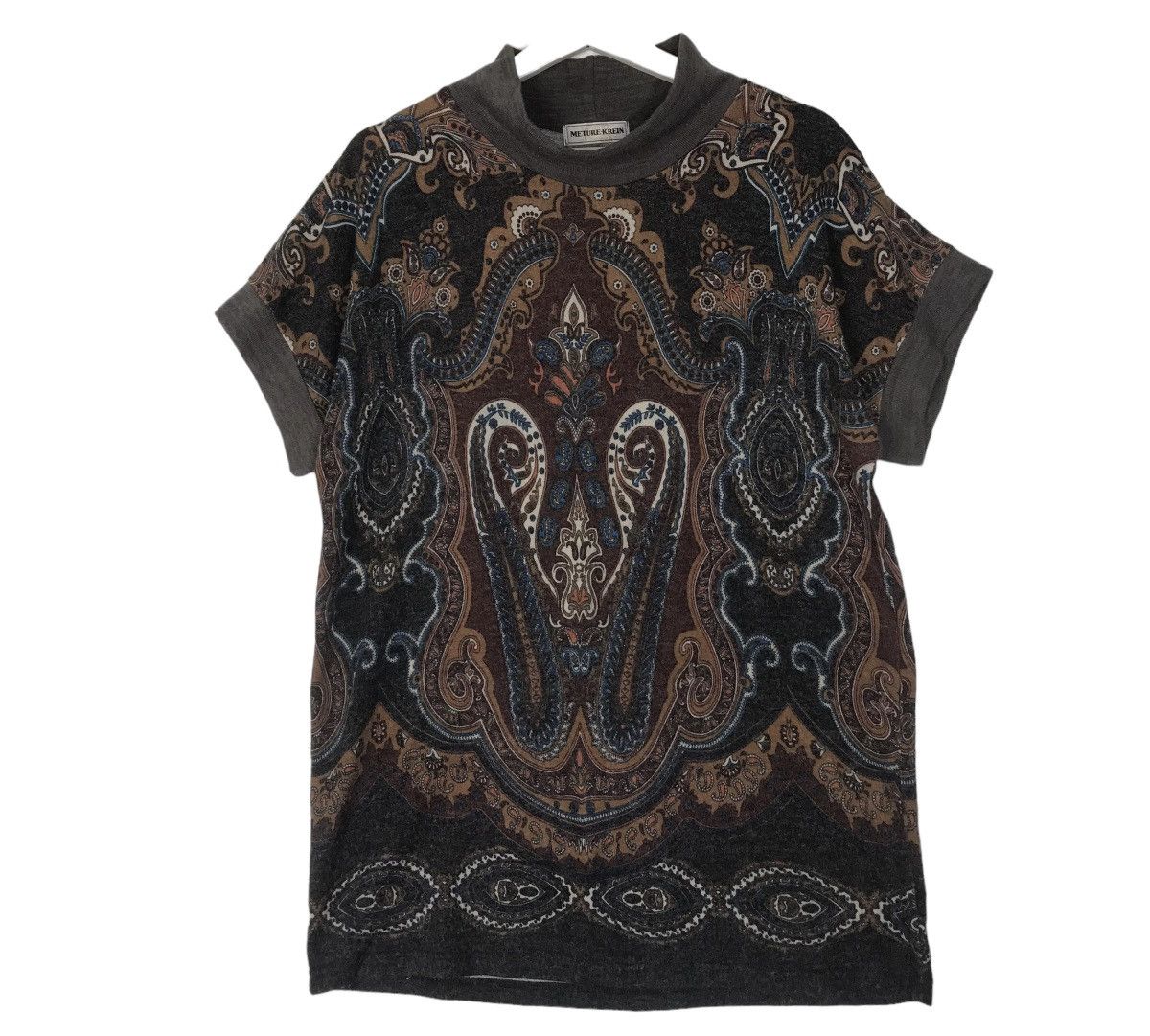 Aran Isles Knitwear 🔥 METURE KREIN PAISLEY KNIT SHORT SLEEVE Size US M / EU 48-50 / 2 - 3 Thumbnail