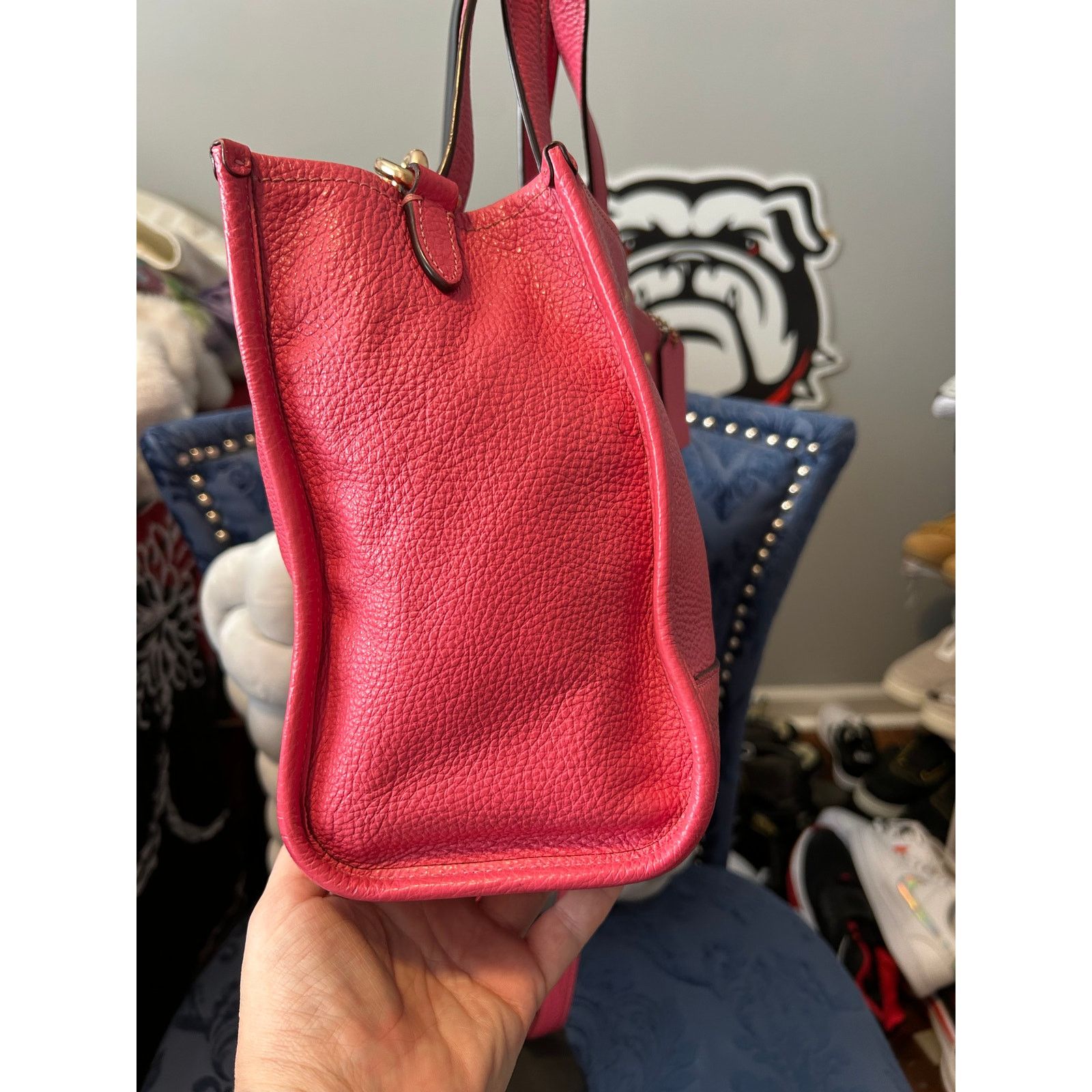 Coach Coach Dempsey Pink Carry-All Bag with Patch Size ONE SIZE - 3 Thumbnail