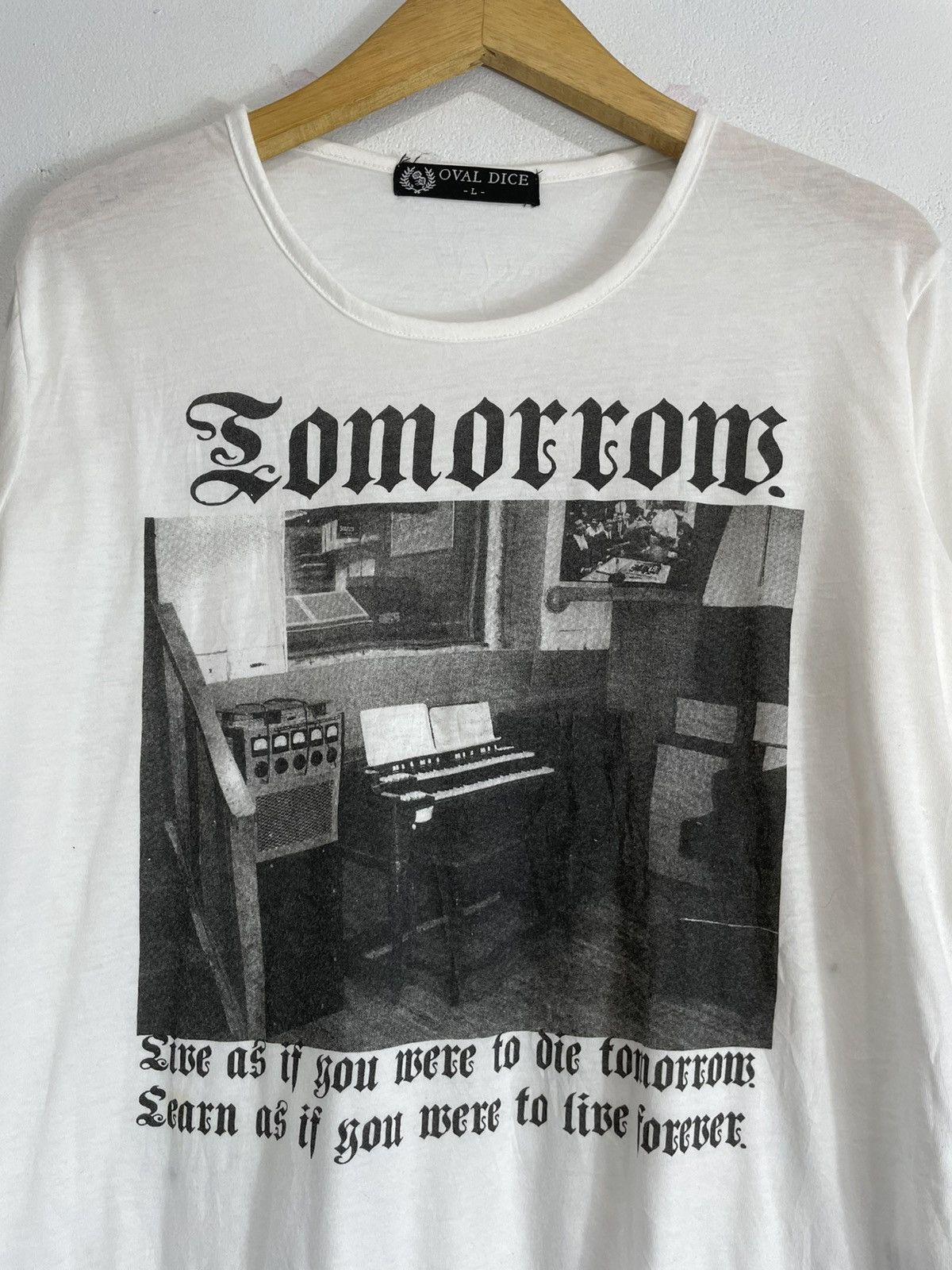 If Six Was Nine Oval dice Tomorrow Poem Longsleeve Size US L / EU 52-54 / 3 - 2 Thumbnail