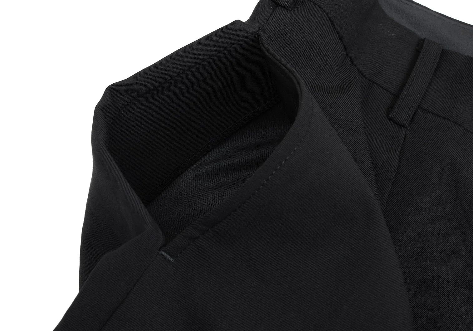 Yohji Yamamoto Yohji Yamamoto Wool Gabardine Pants Black S Size US 36 / EU 52 - 4 Thumbnail