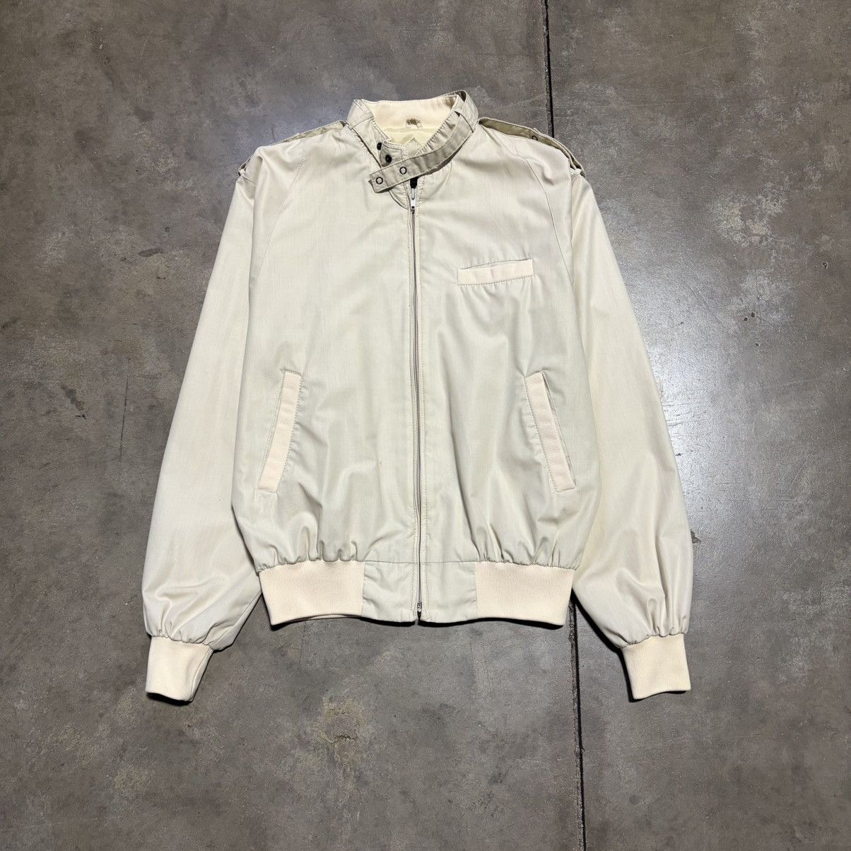 Vintage Vintage 80s Cafe Racer Bomber Jacket Lightweight Zip Up Size US M / EU 48-50 / 2 - 5 Thumbnail